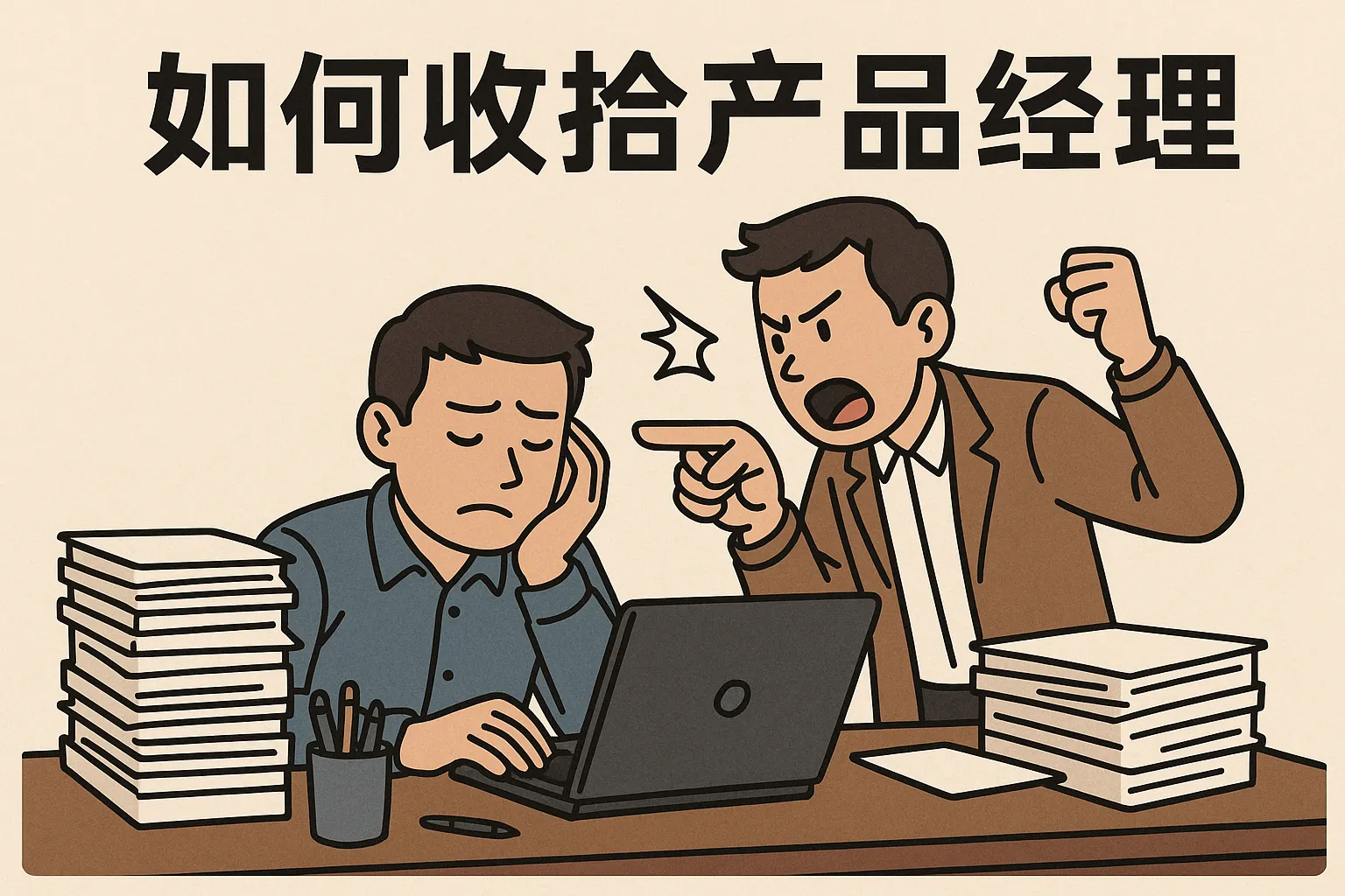 如何收拾产品经理