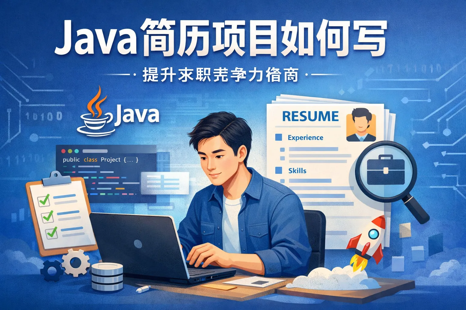 java简历项目如何写