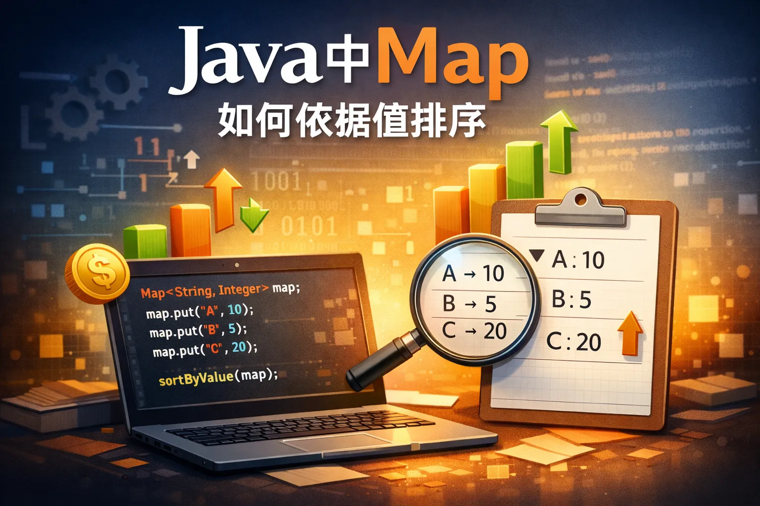java中map如何依据值排序