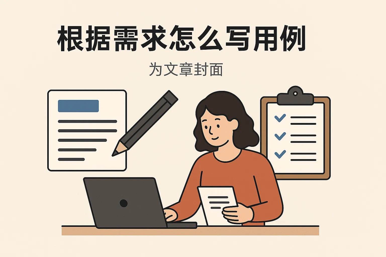 根据需求怎么写用例