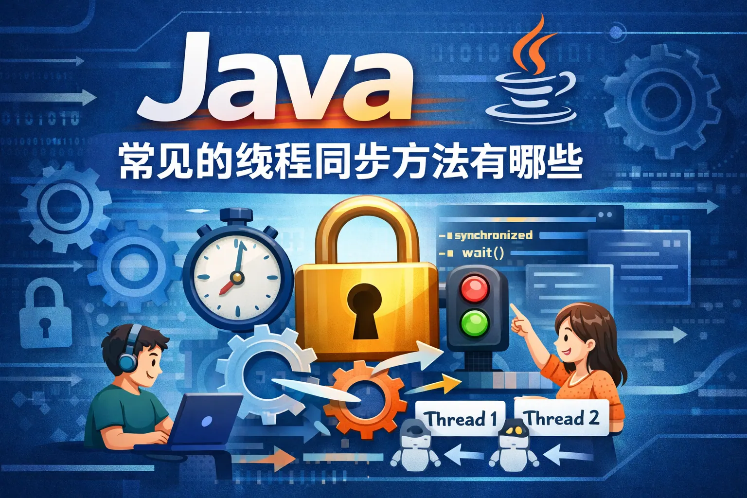 java常见的线程同步方法有哪些