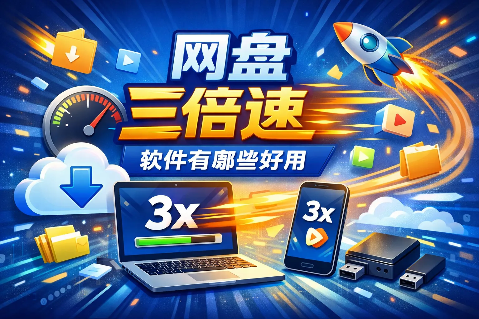 网盘三倍速软件有哪些好用