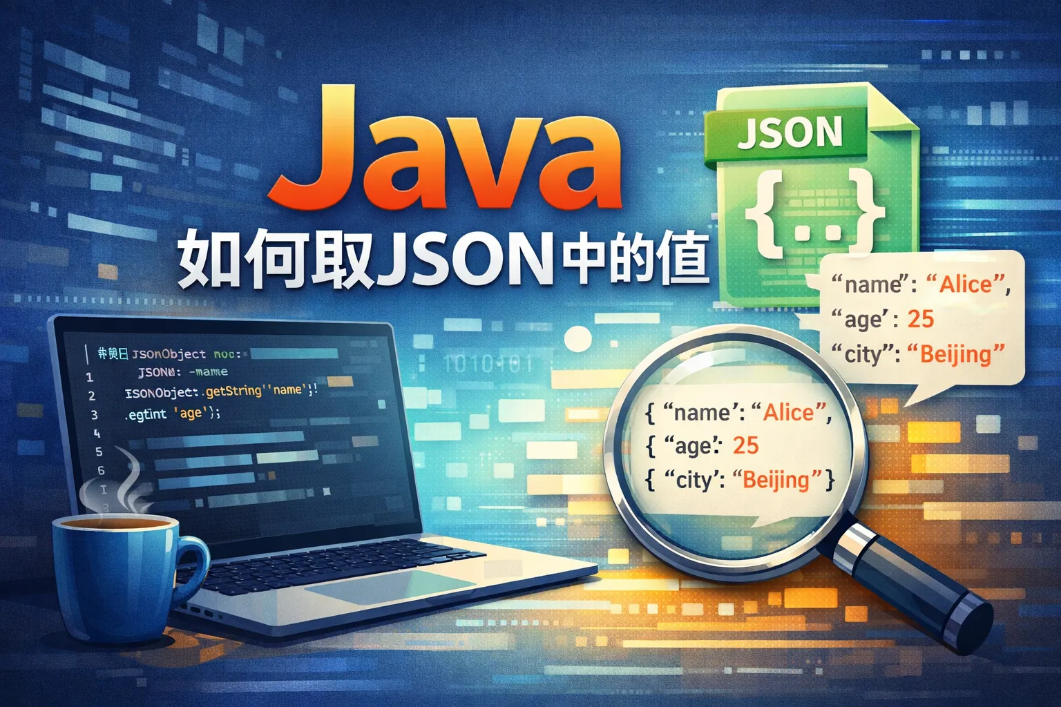 java如何取json中的值