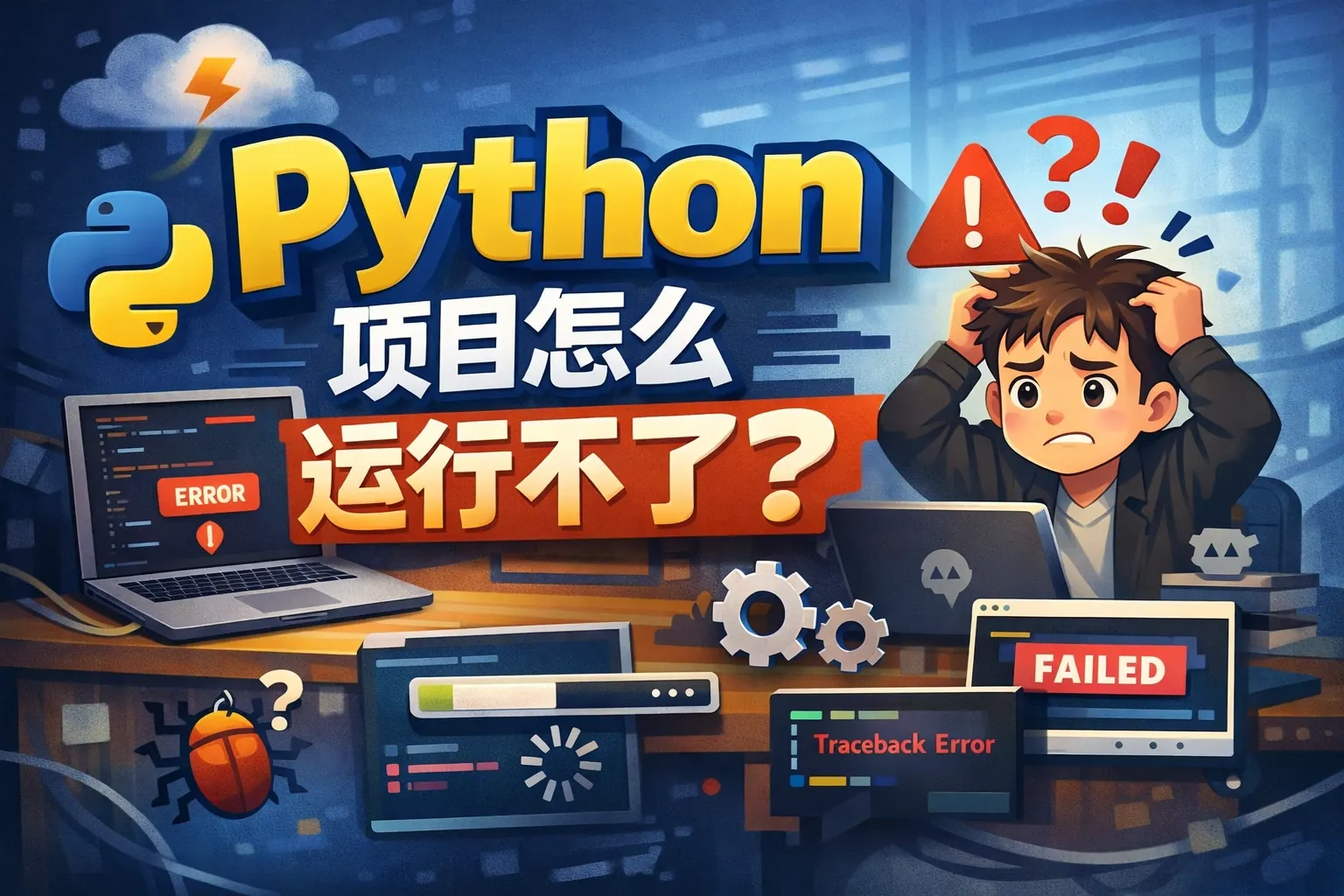 python 项目怎么运行不了