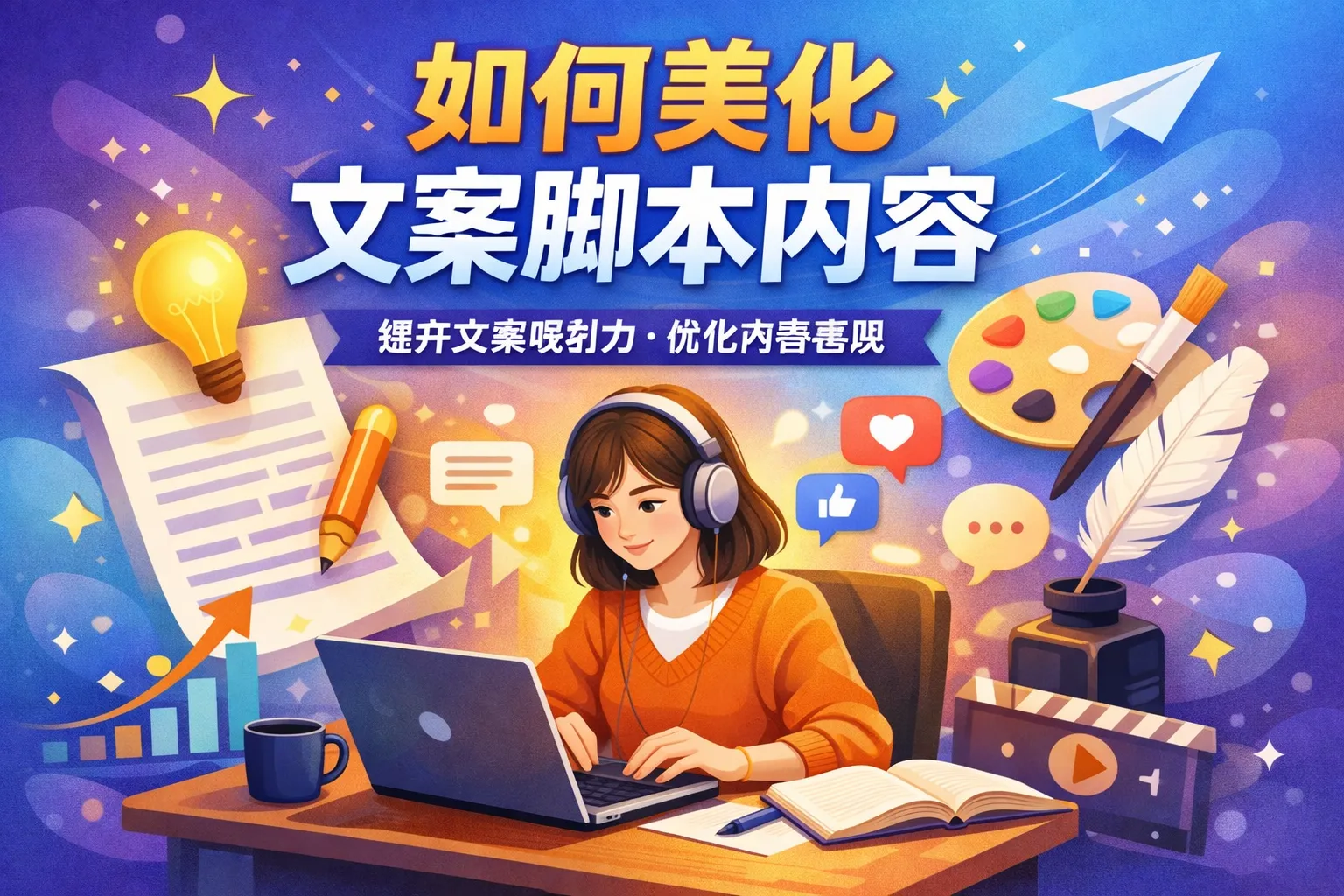 如何美化文案脚本内容