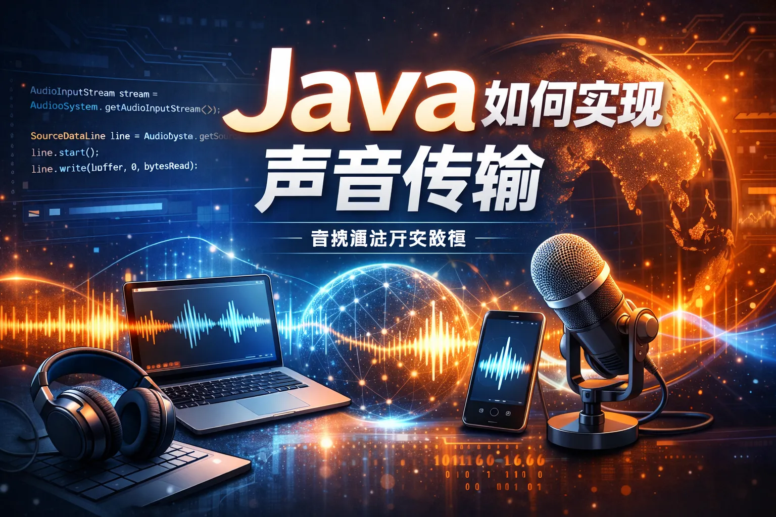 java如何实现声音传输