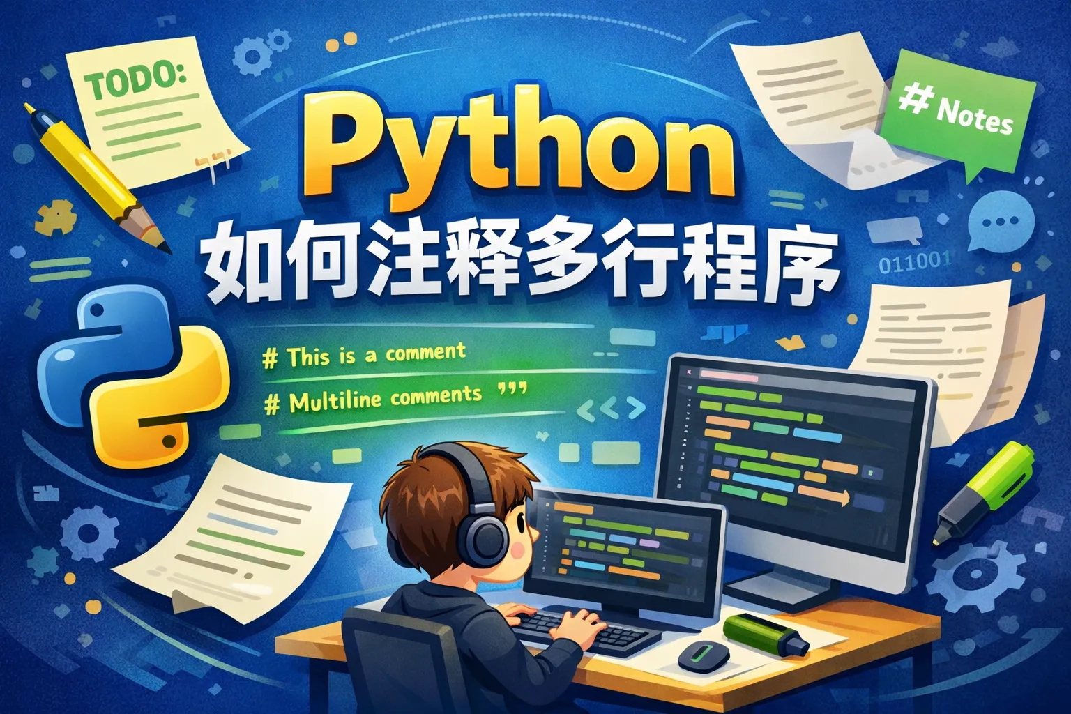 python如何注释多行程序