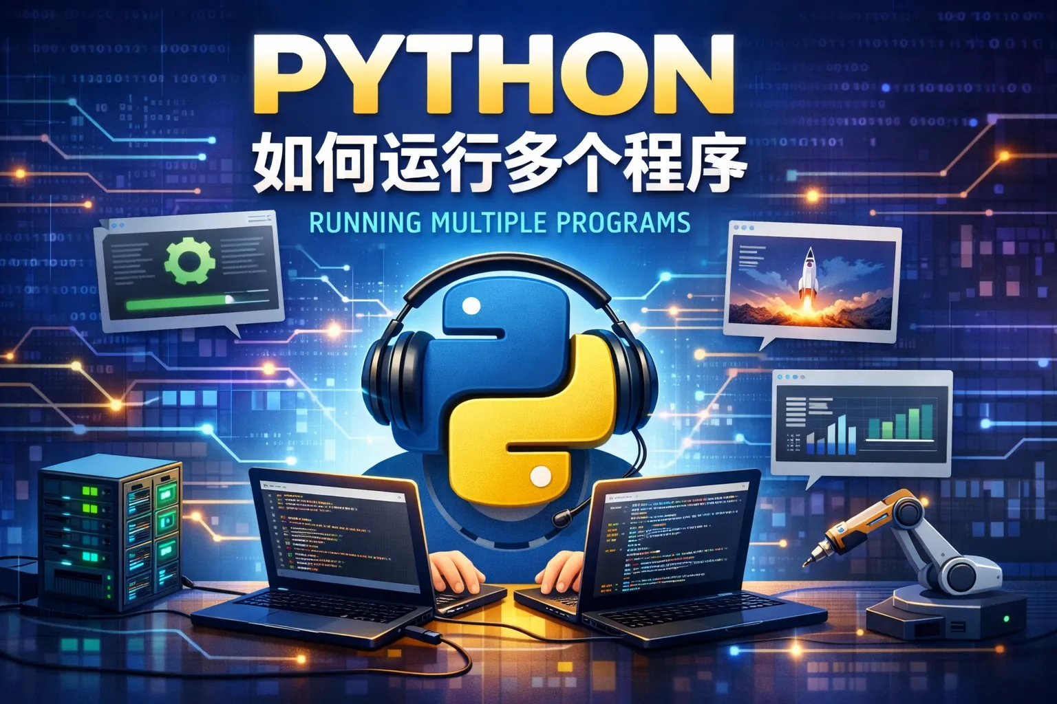 python如何运行多个程序运行