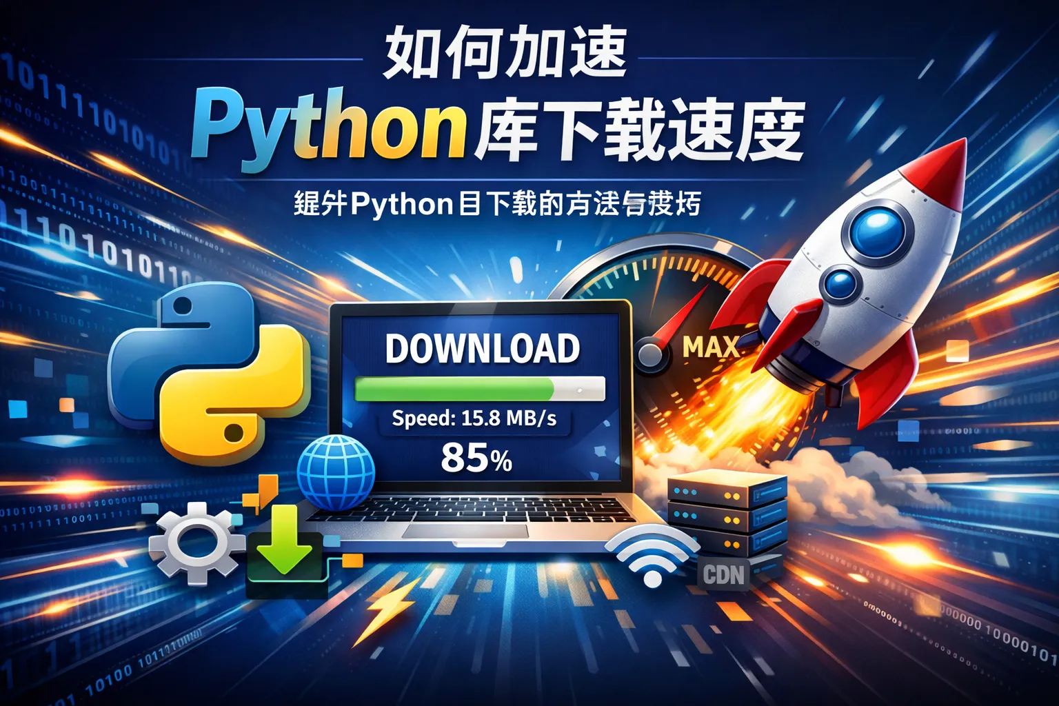 如何加速python库下载速度
