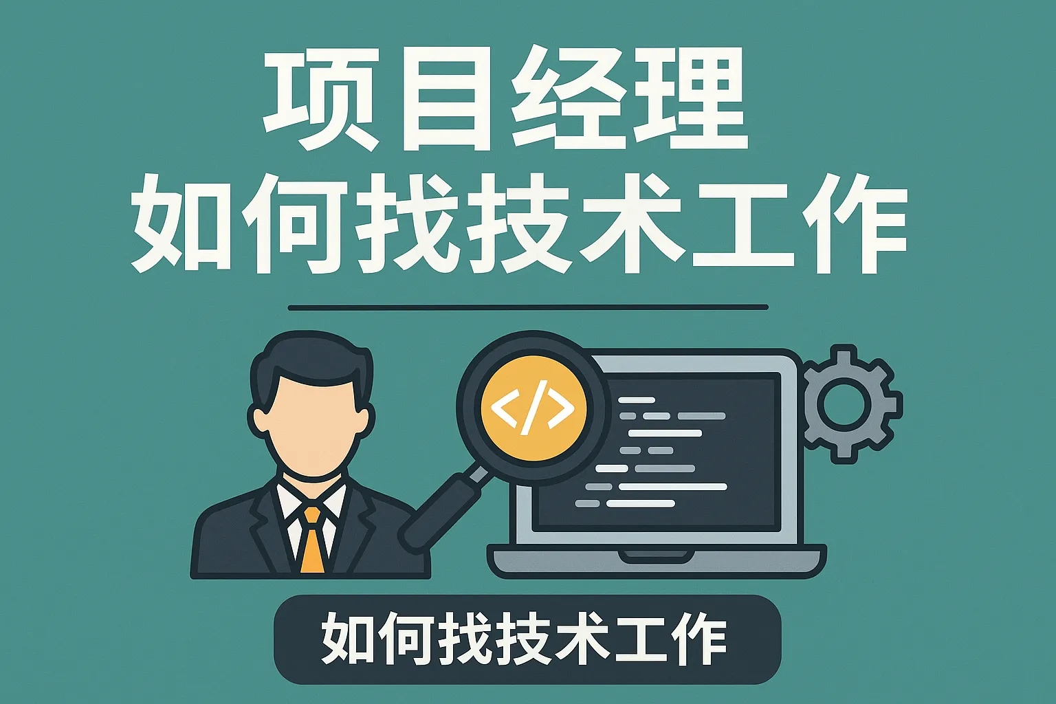 项目经理如何找技术工作