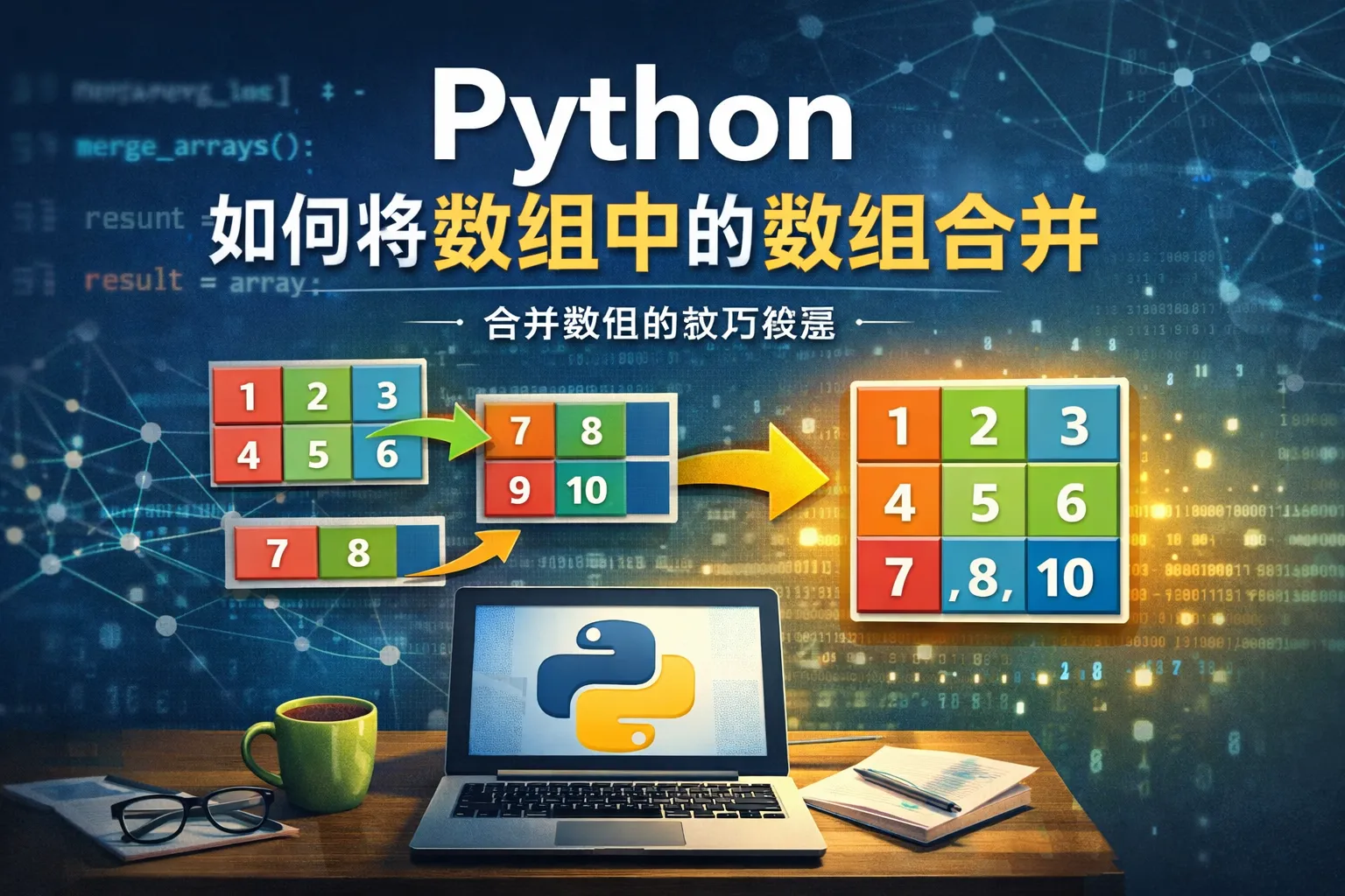 python如何将数组中的数组合并