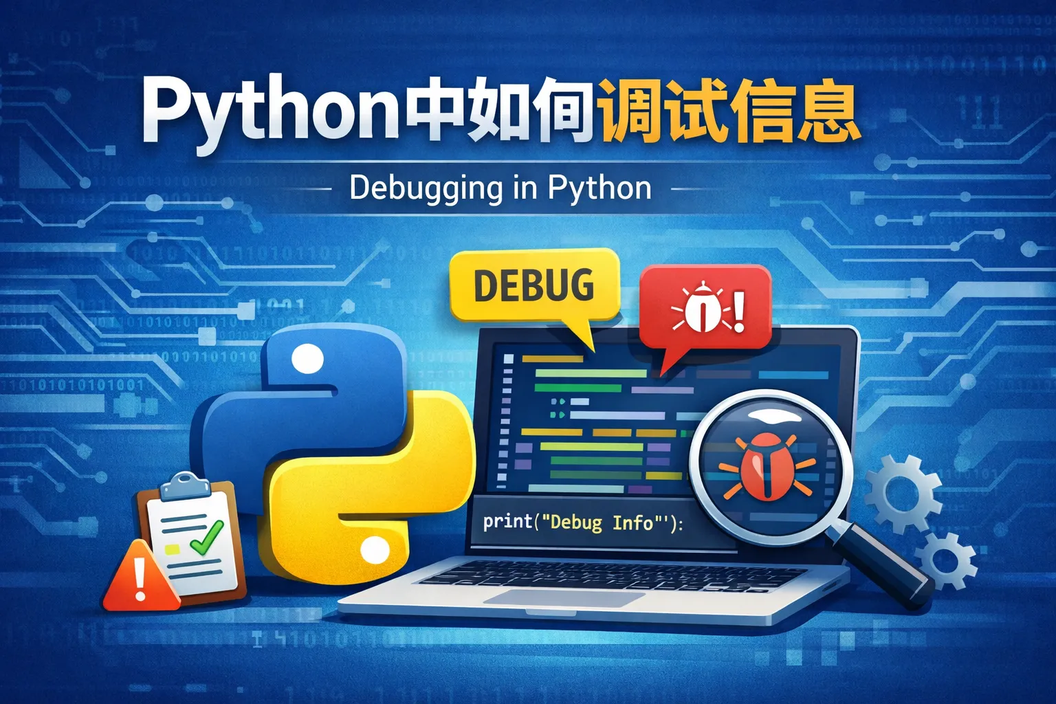 python中如何调试信息