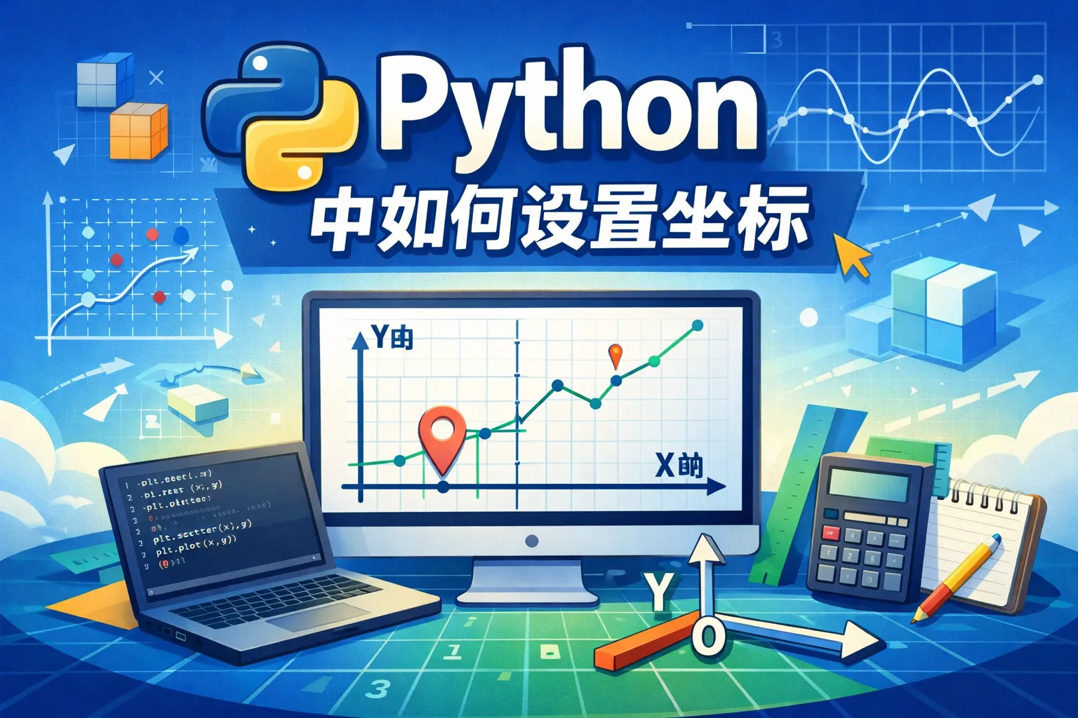 python中如何设置坐标