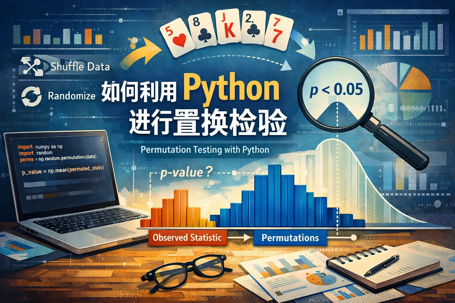 如何利用python进行置换检验