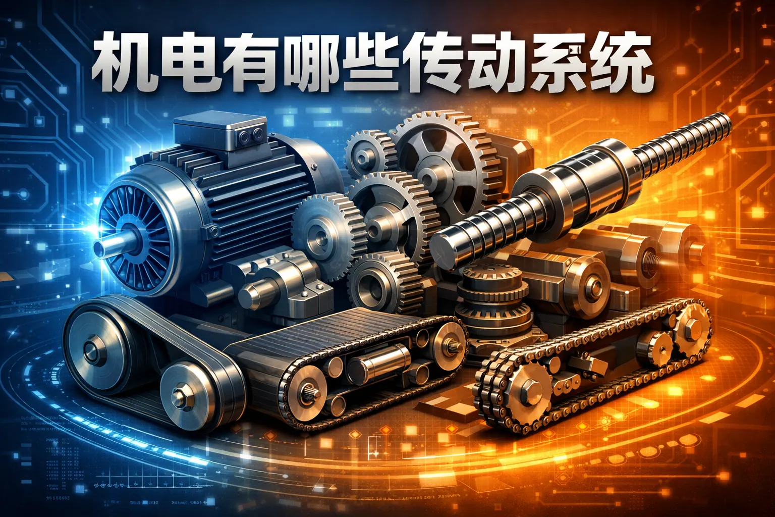 机电有哪些传动系统