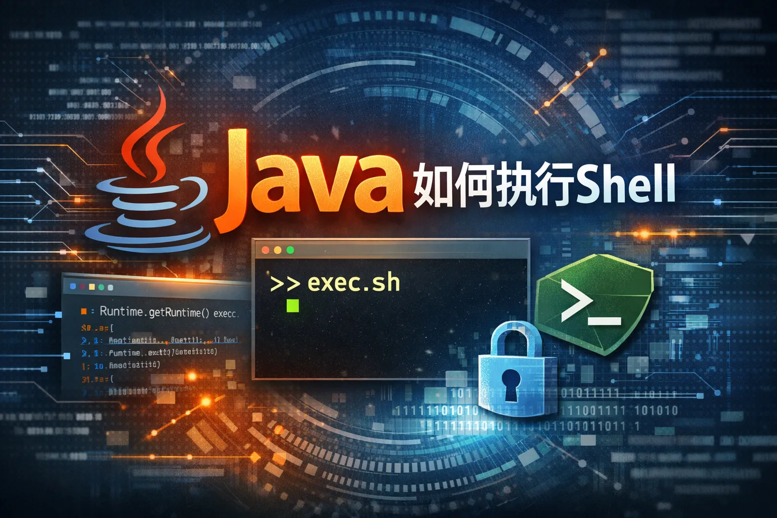 Java如何执行shell