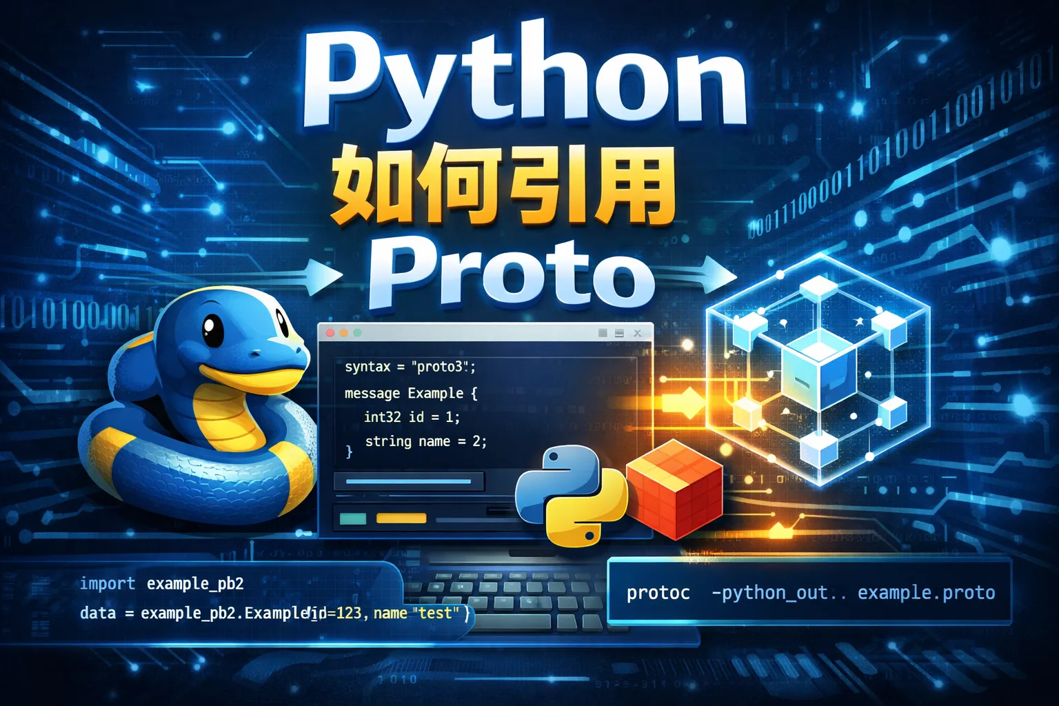 python如何引用proto
