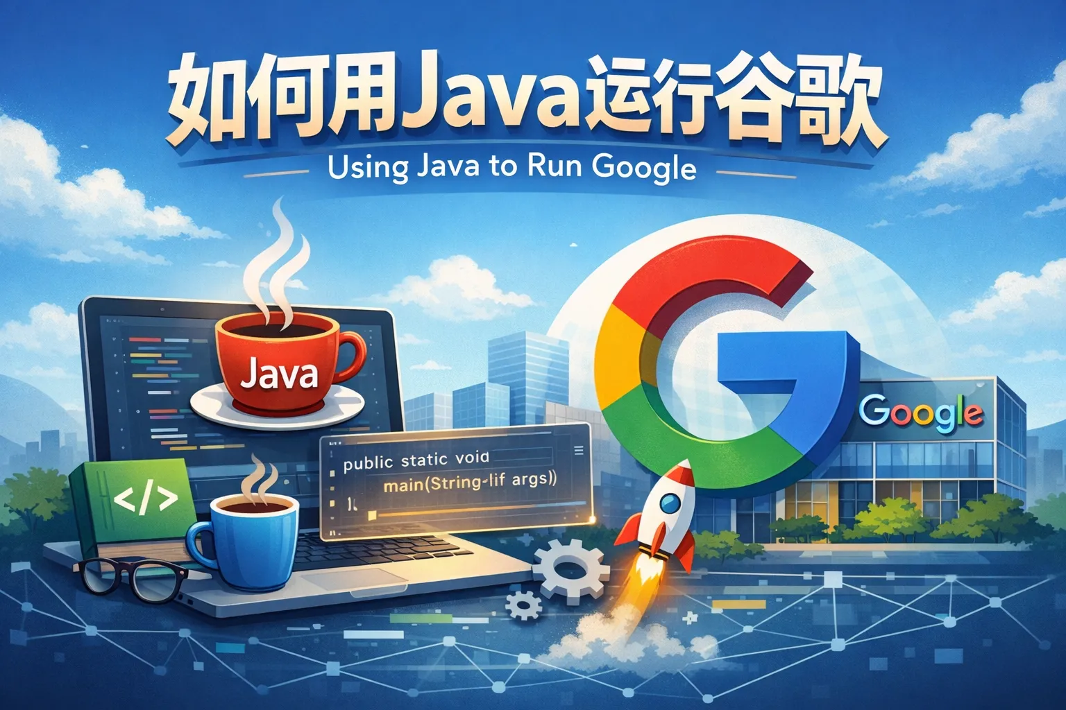 如何用java运行谷歌