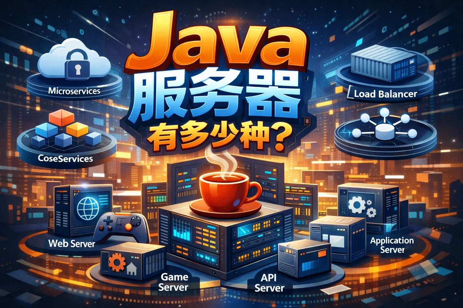 java服务器有多少种