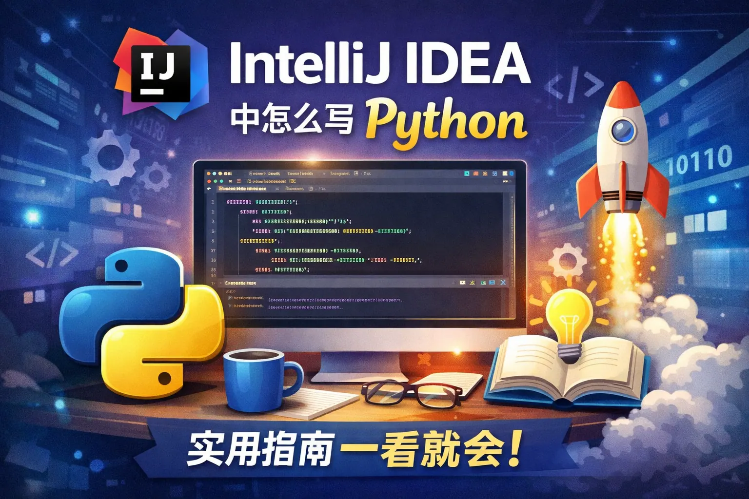 intellij中怎么写python