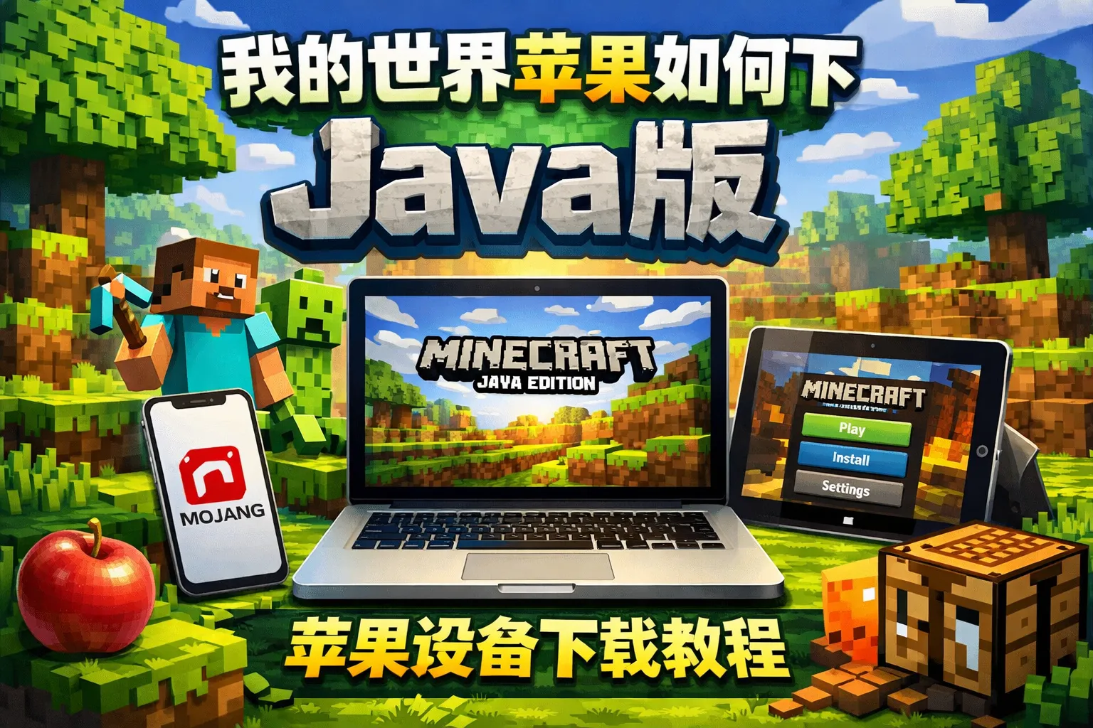 我的世界苹果如何下java版