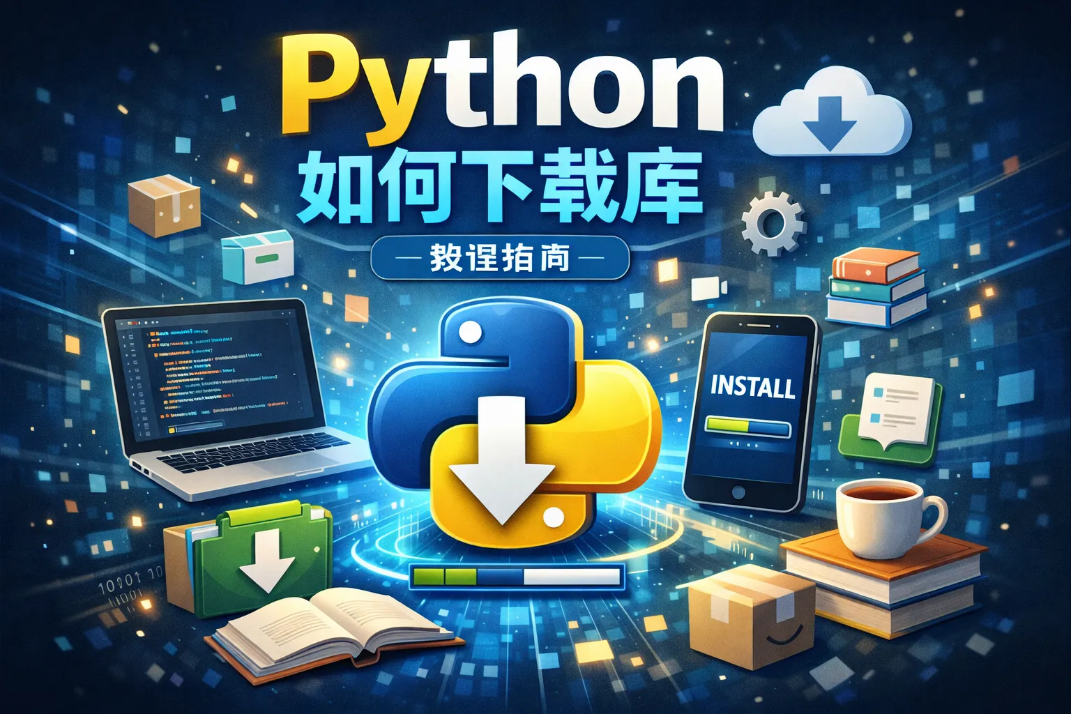 python如何下载库