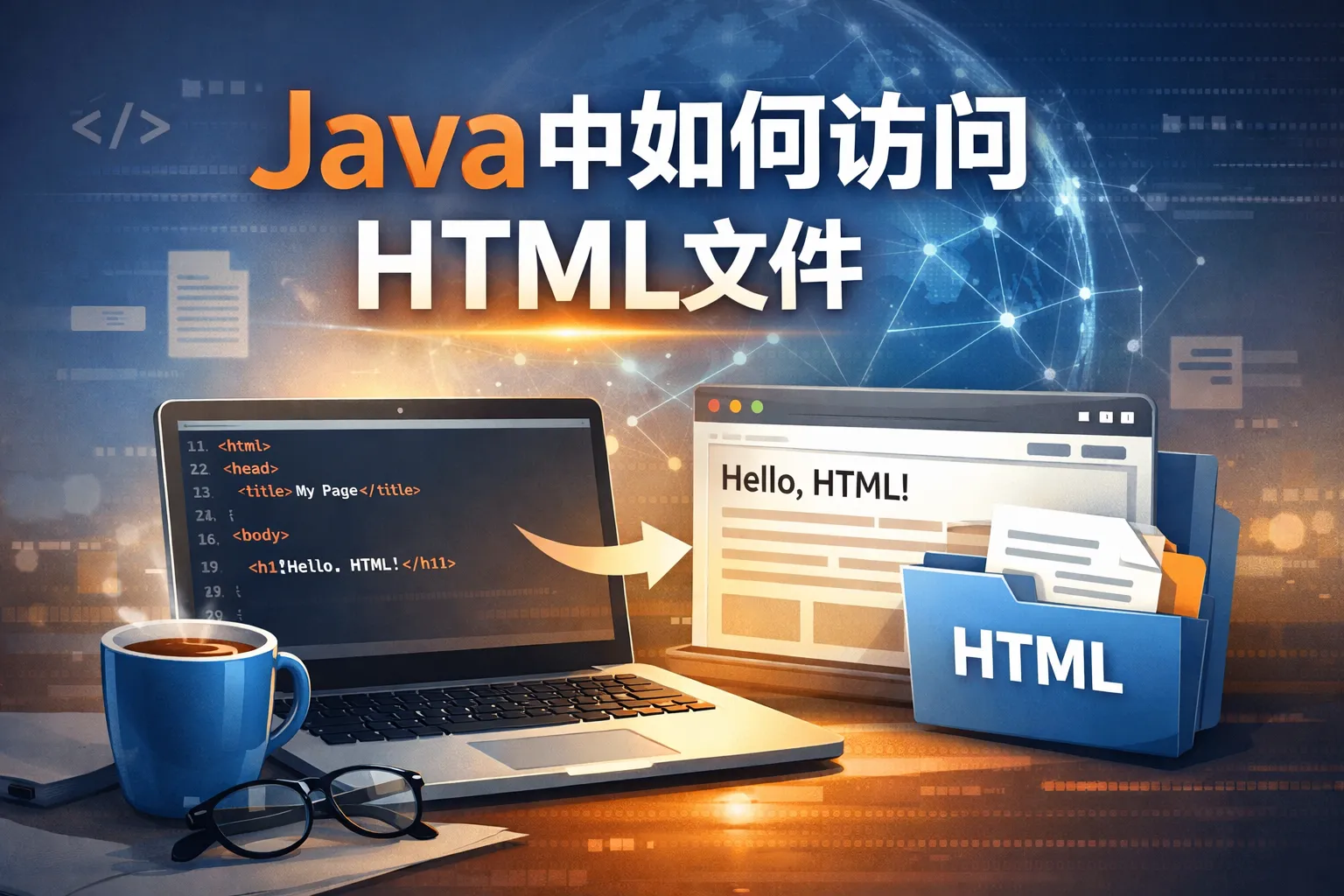 java中如何访问html文件