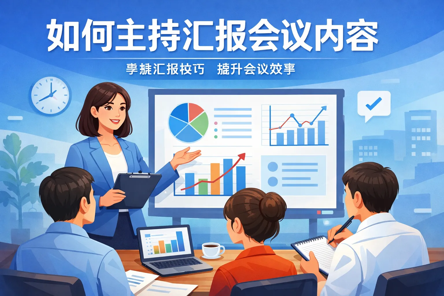 如何主持汇报会议内容