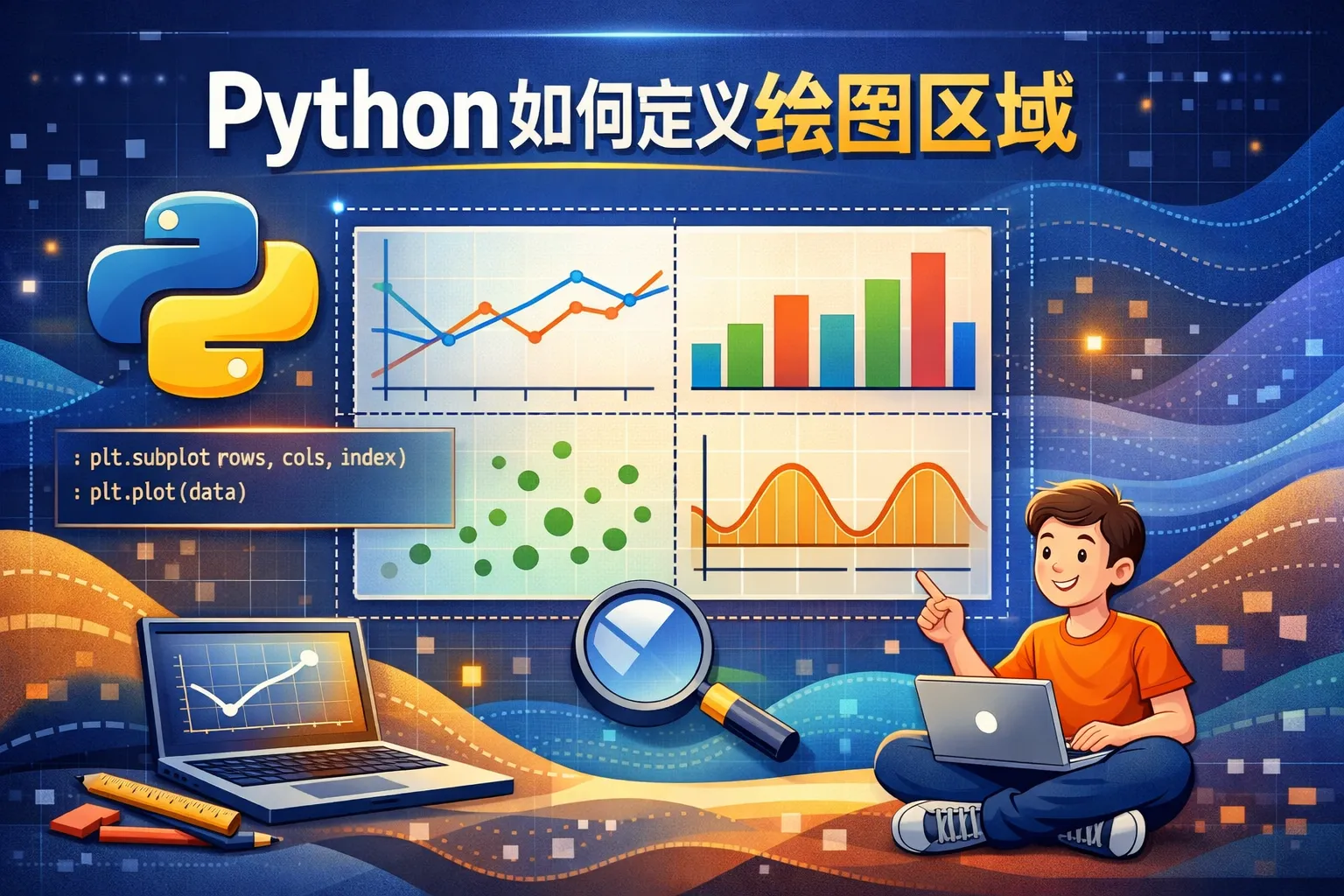 python如何定义绘图区域