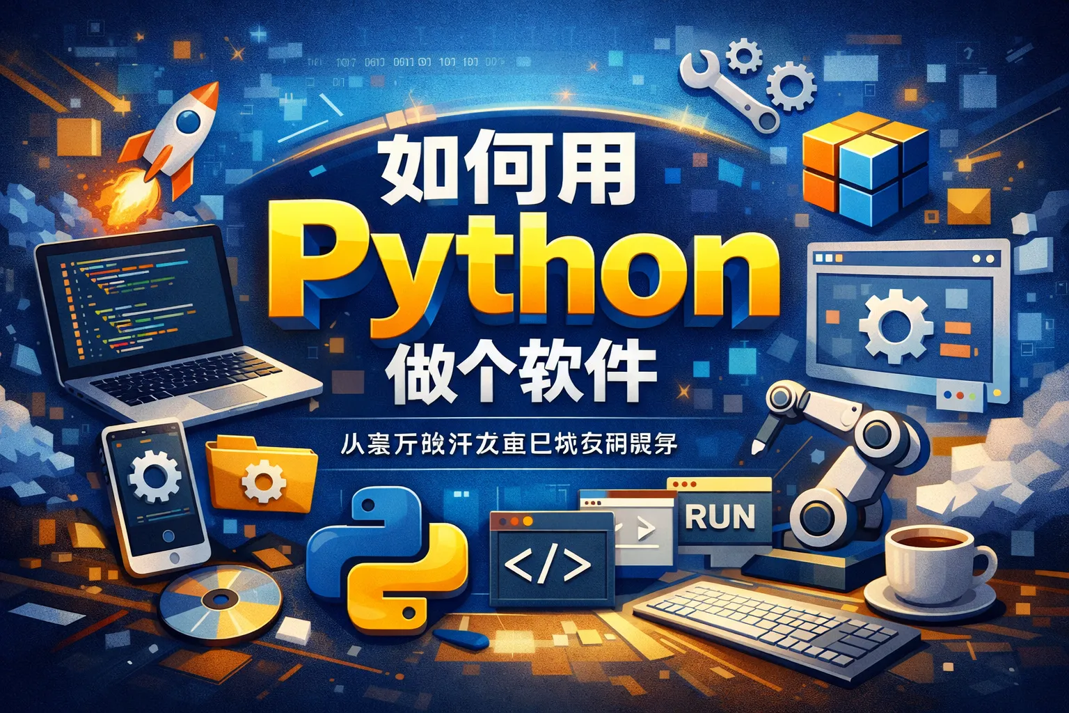如何用python做个软件