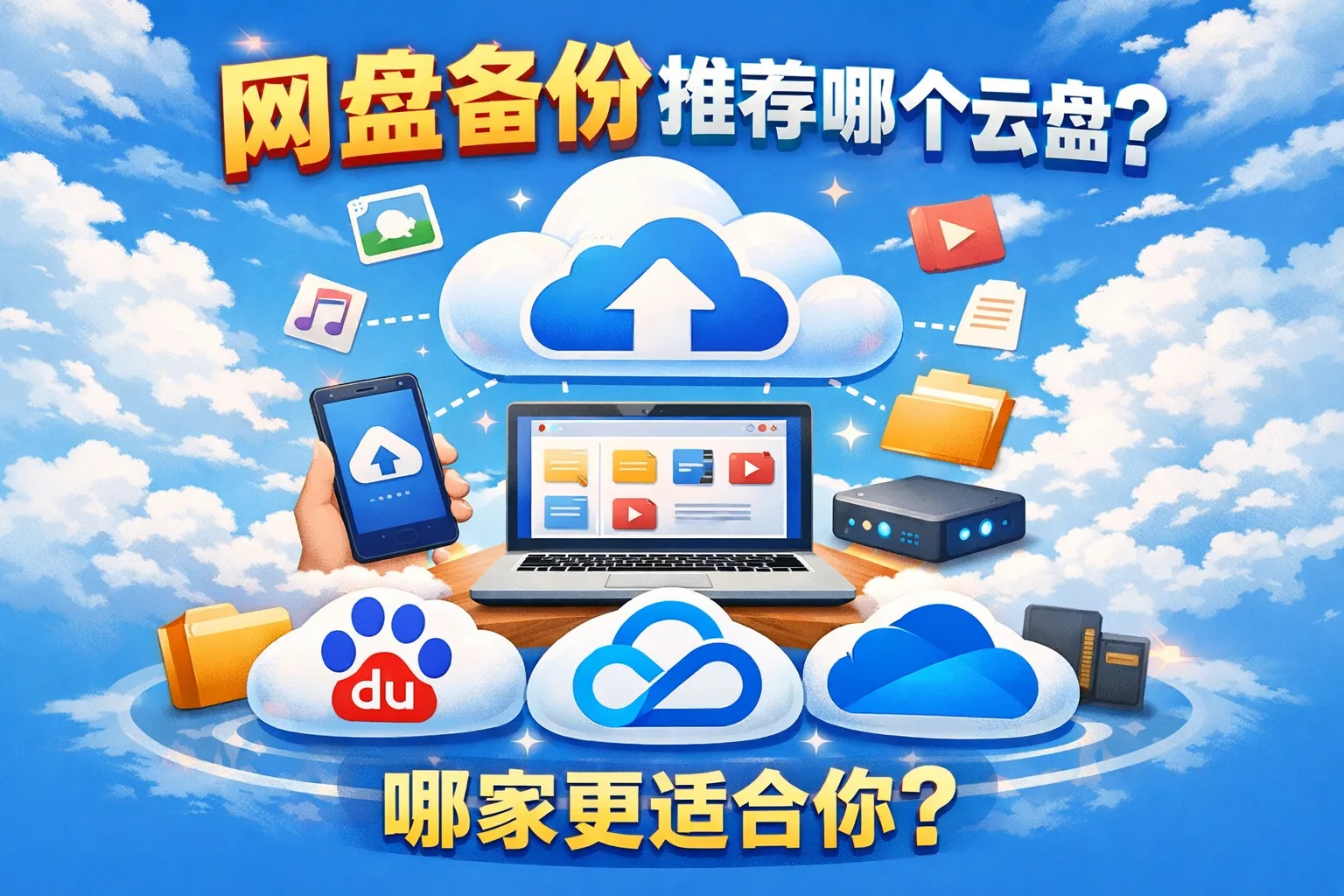网盘备份推荐哪个云盘