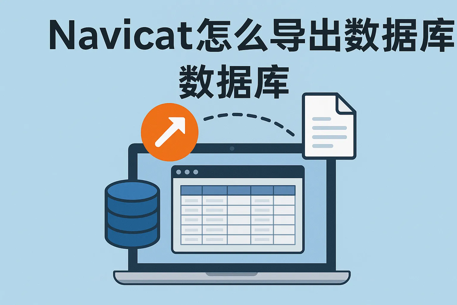 navicat怎么导出数据库数据库