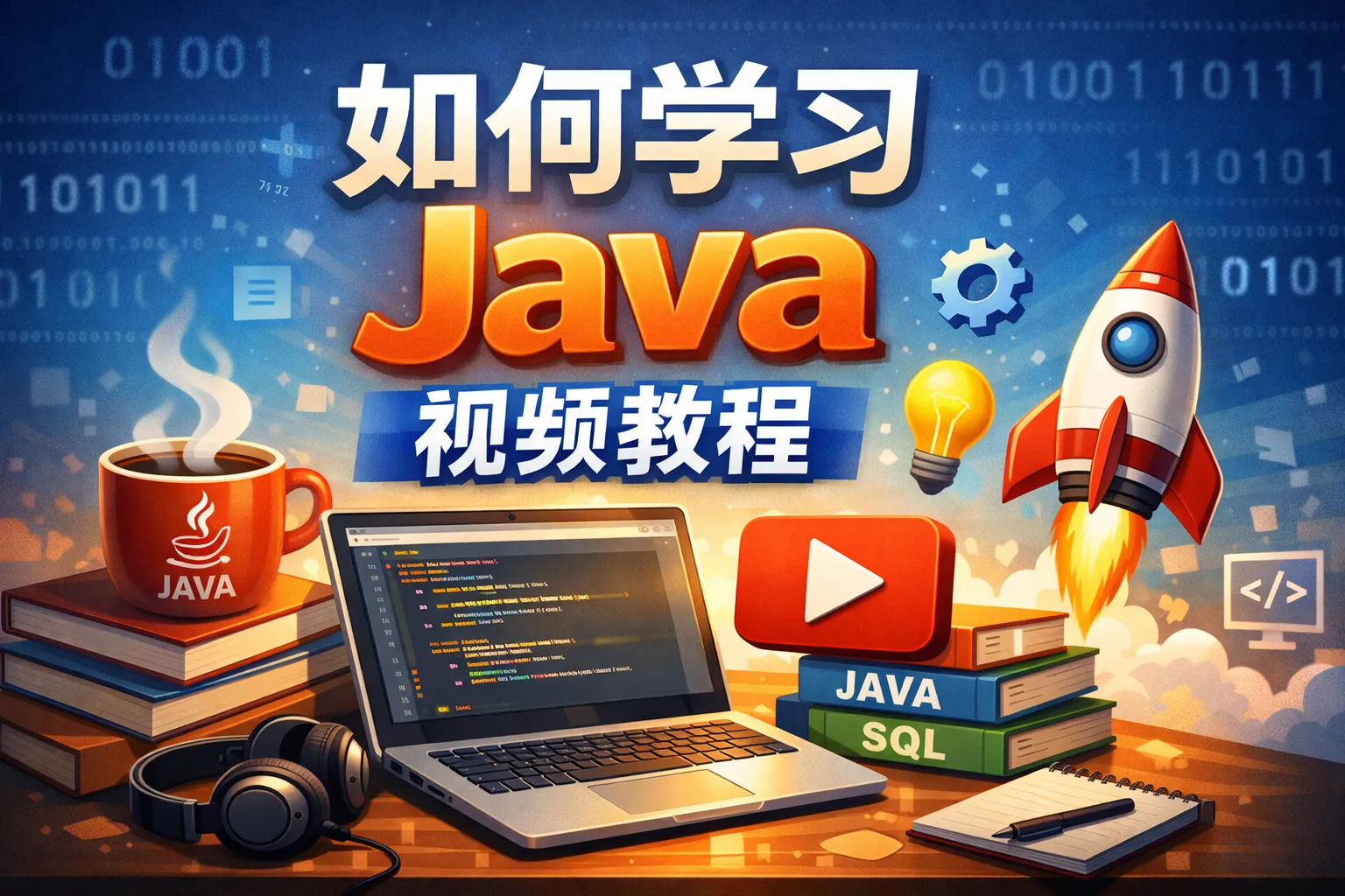 如何学习java视频