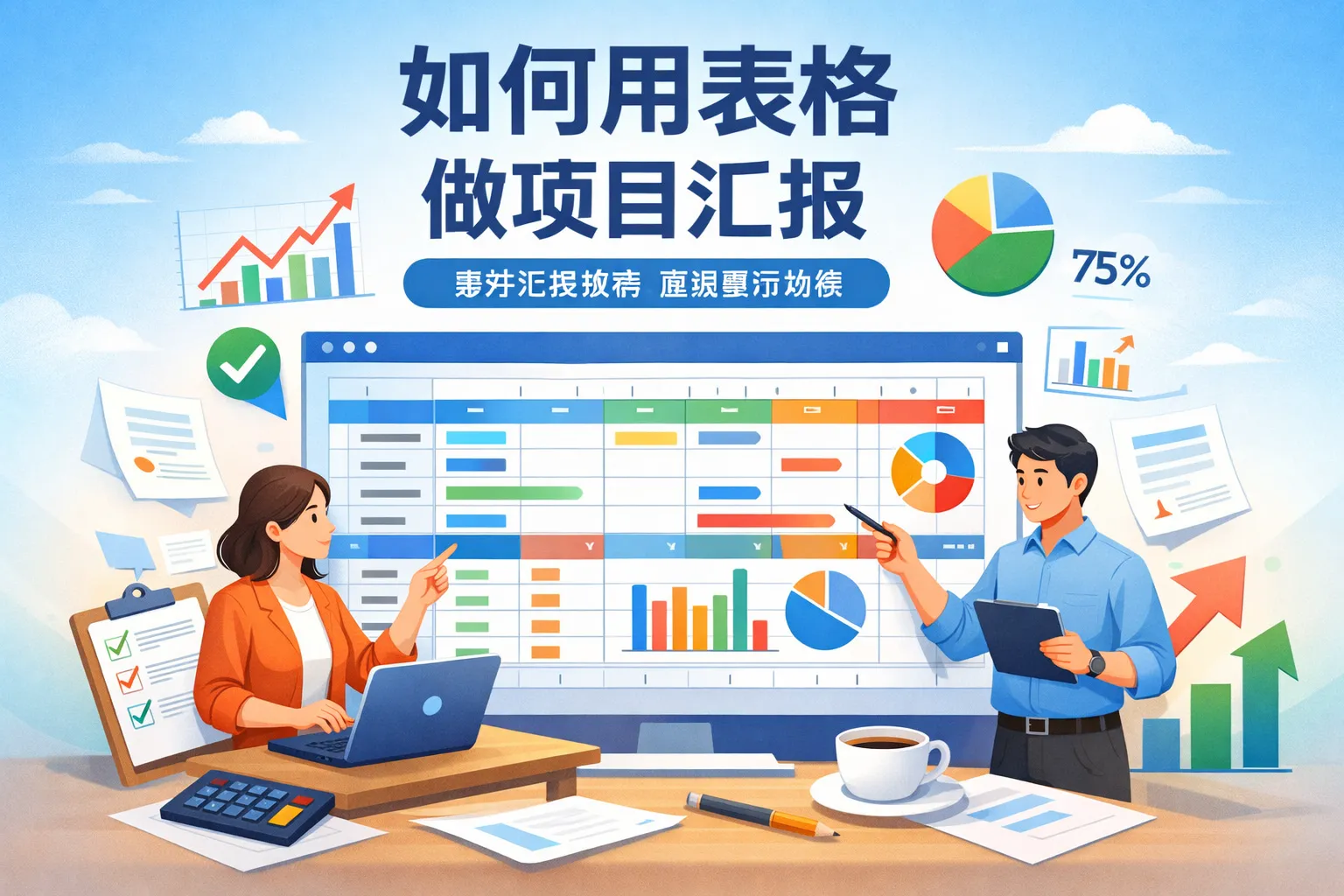 如何用表格做项目汇报