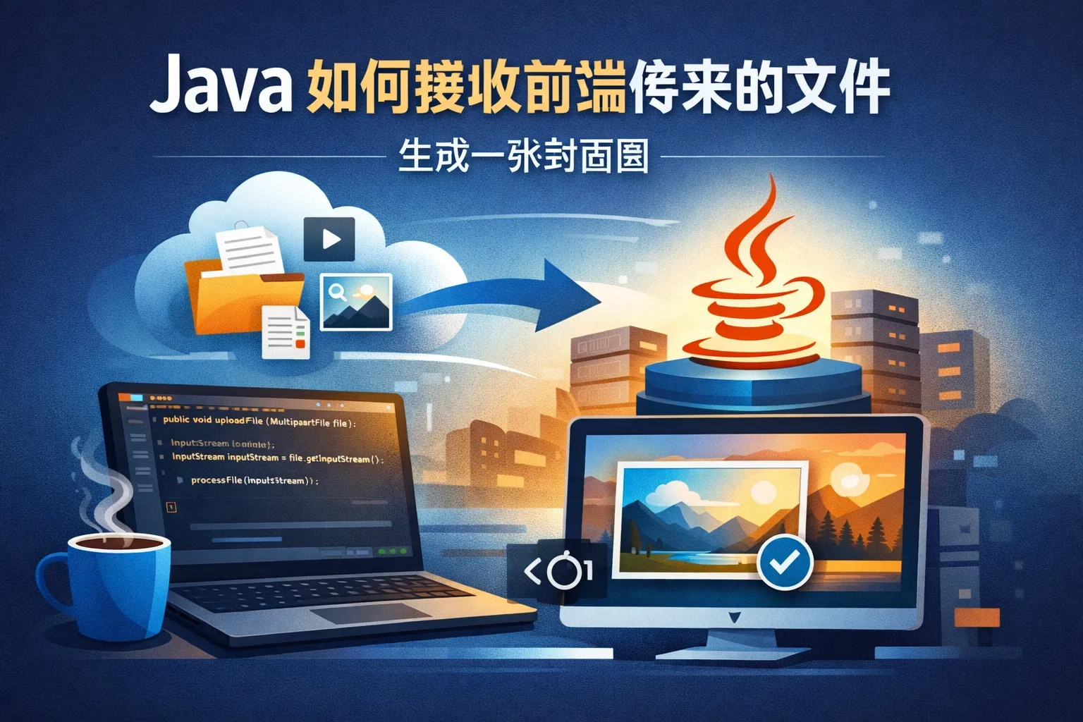 java如何接收前端传来的文件