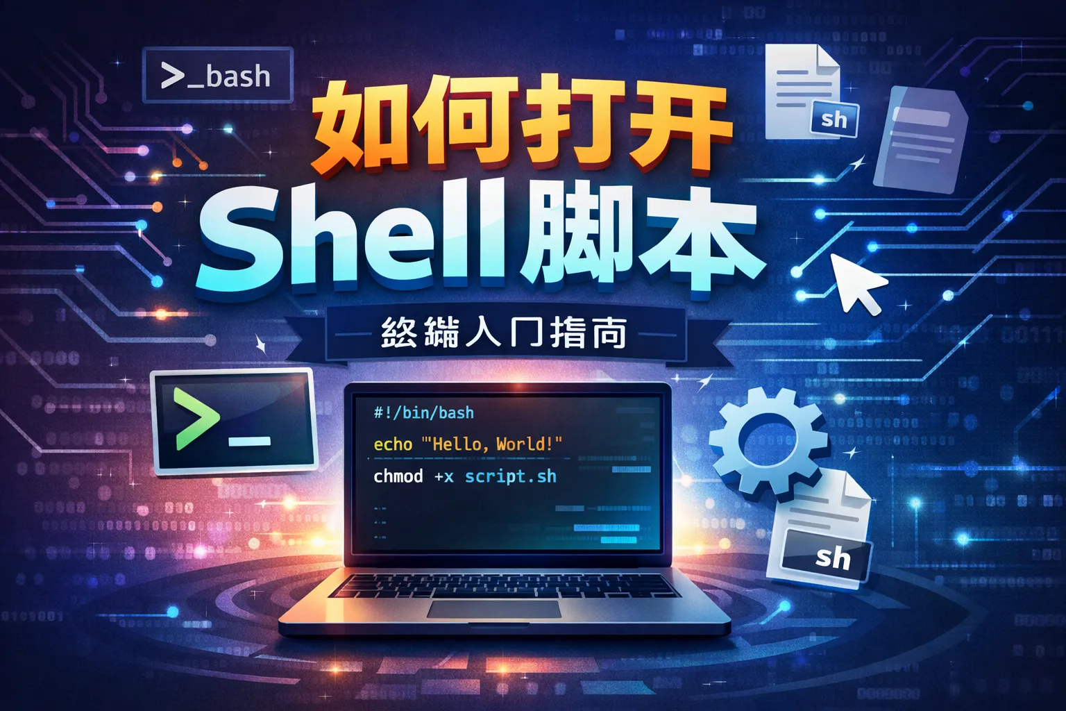 如何打开shell脚本