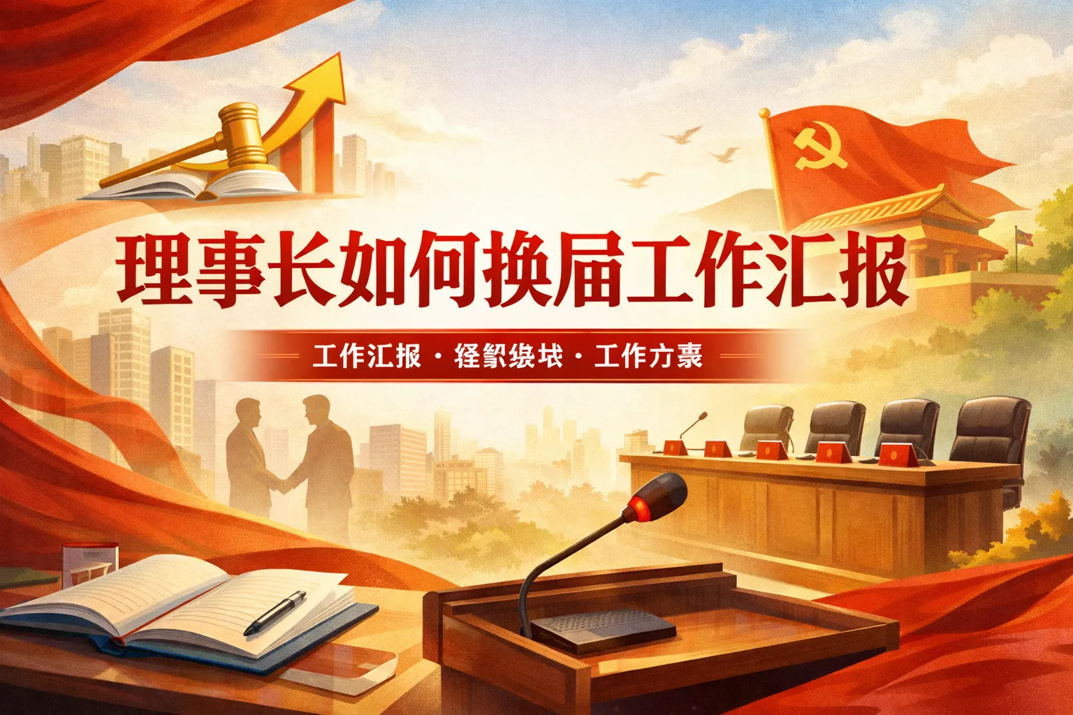 理事长如何换届工作汇报