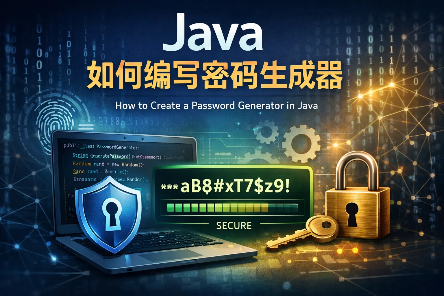 java如何编写密码生成器