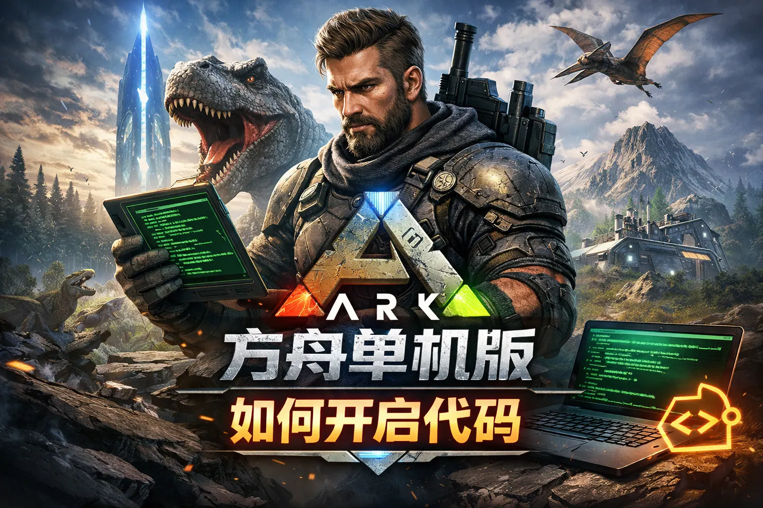 方舟单机版如何开启代码