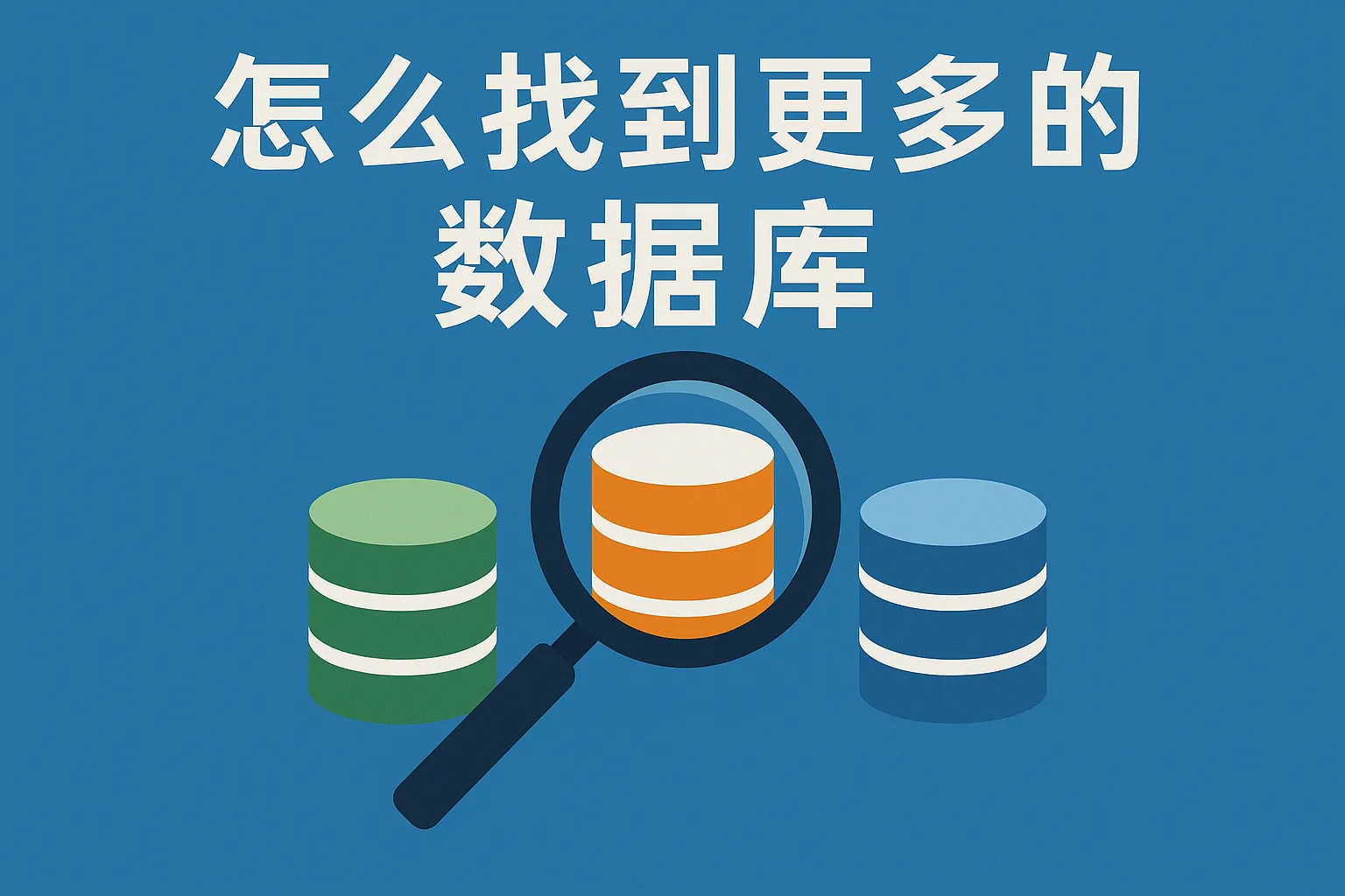 怎么找到更多的数据库