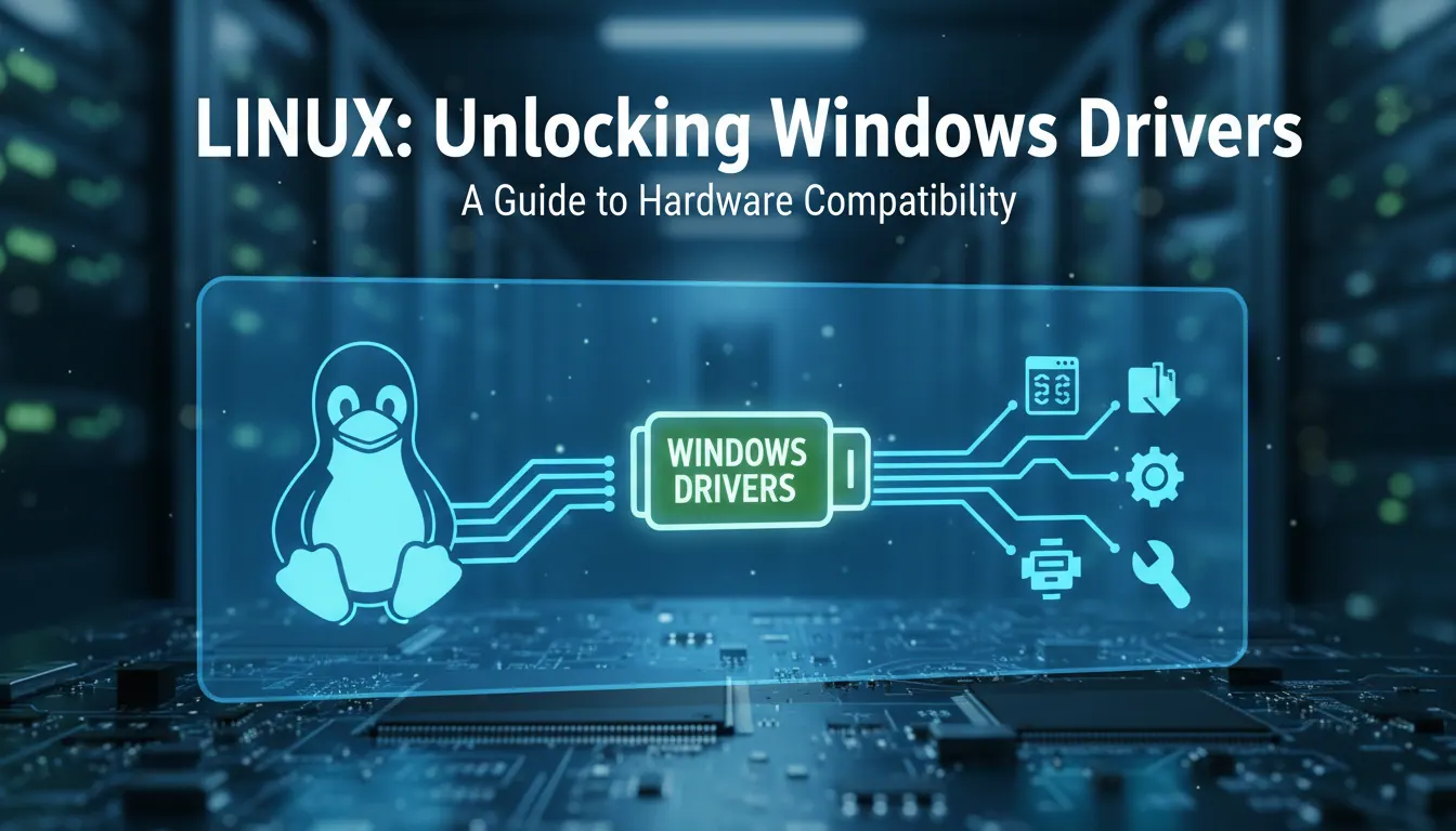 linux如何使用windows驱动