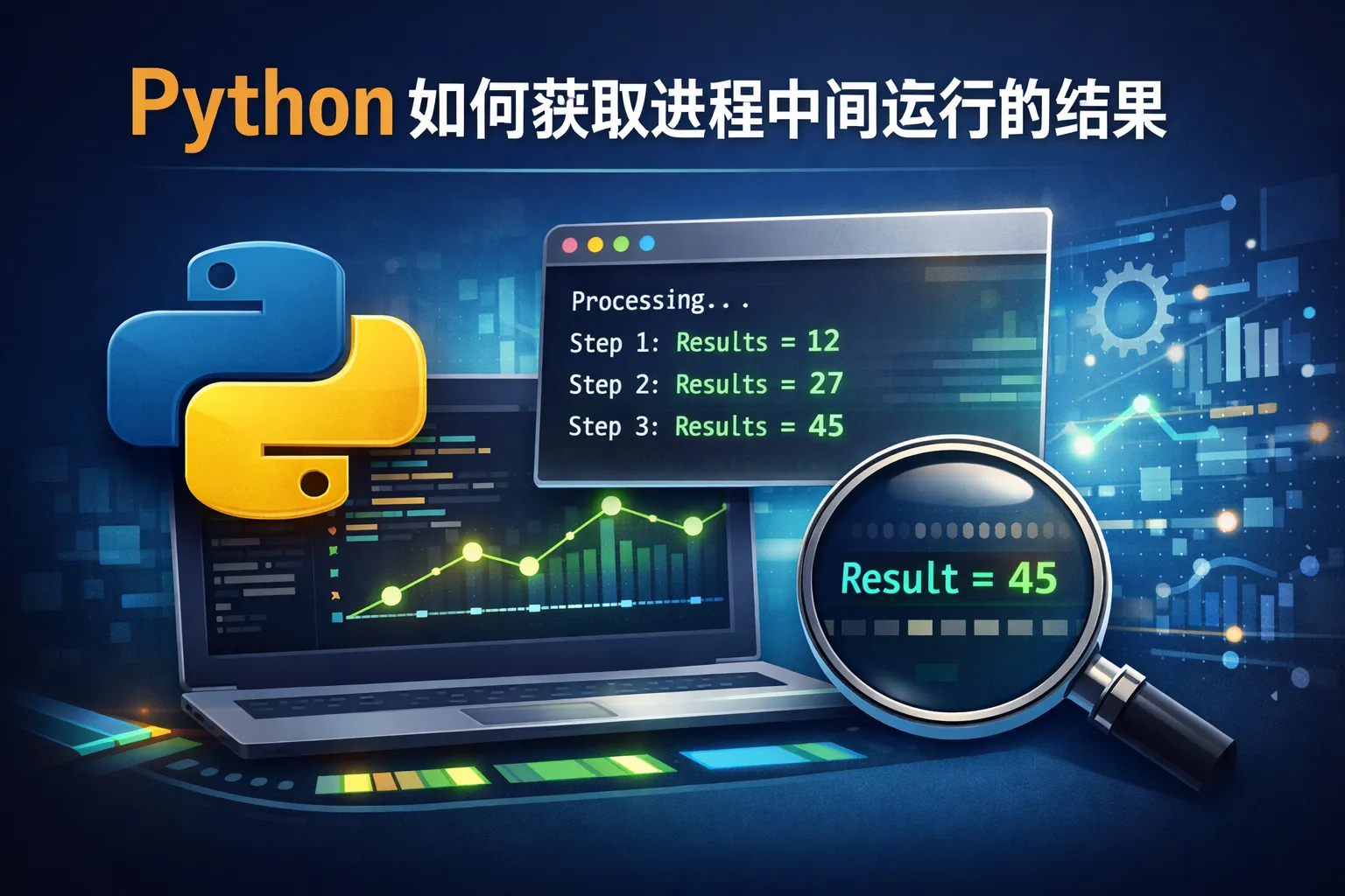 python如何获取进程中间运行的结果