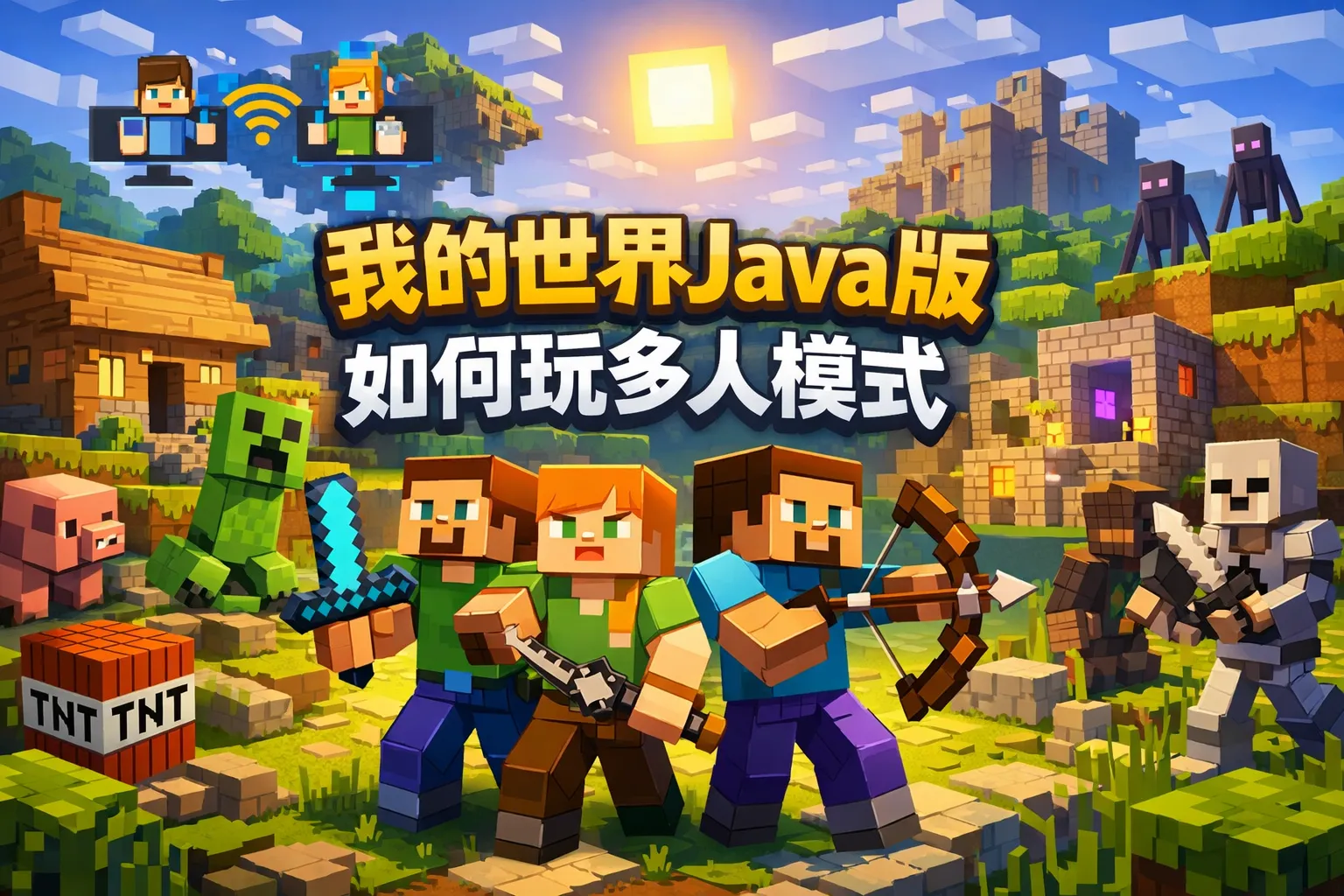 我的世界java版如何玩多人模式