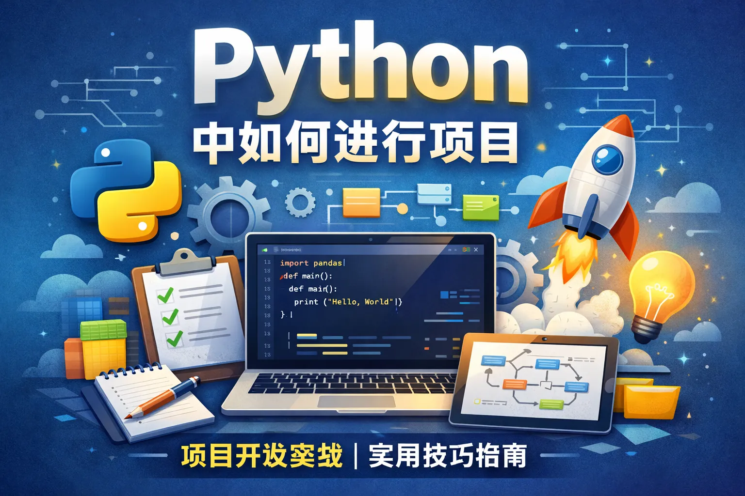 python中如何进行项目