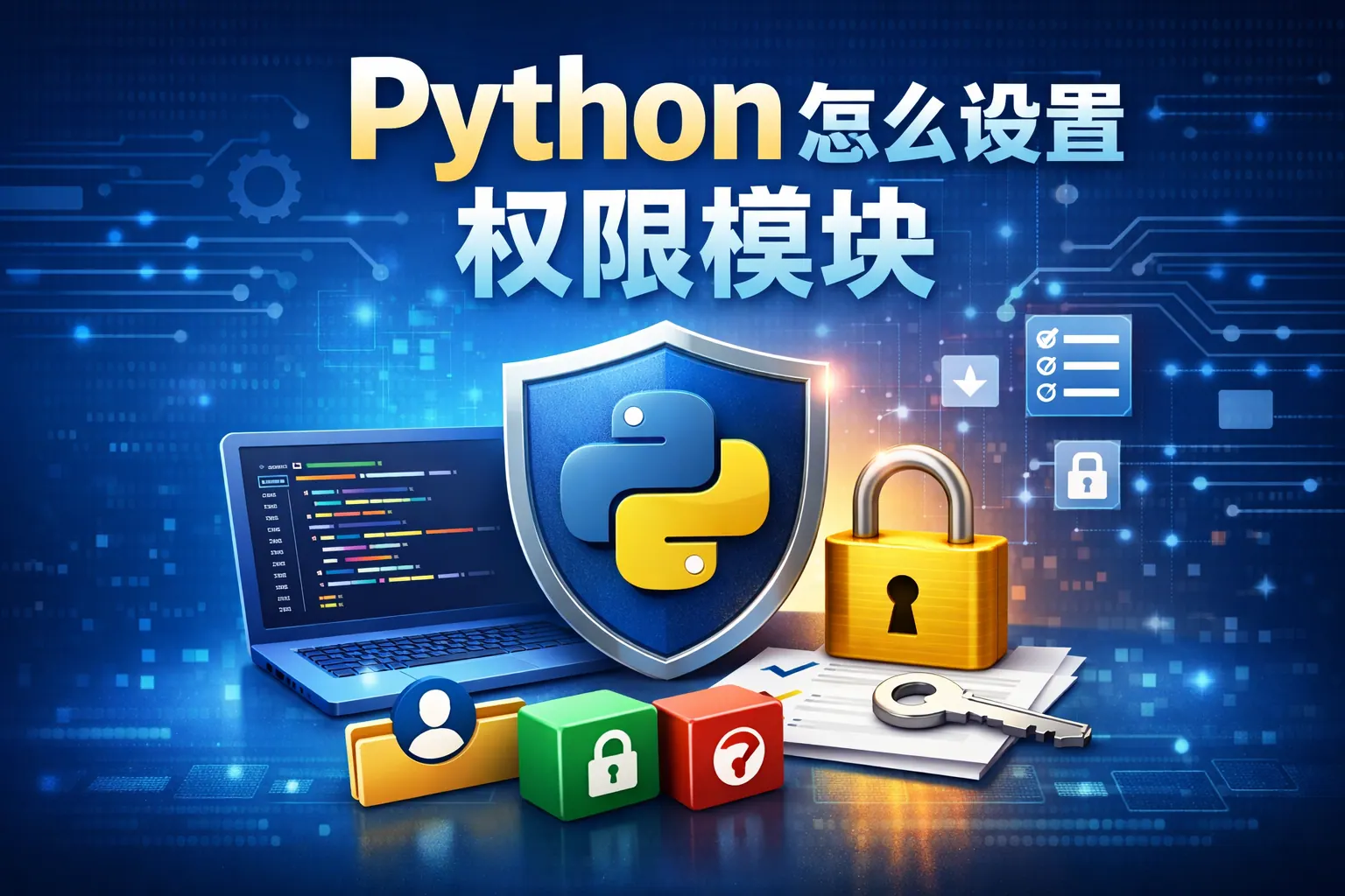 python怎么设置权限模块