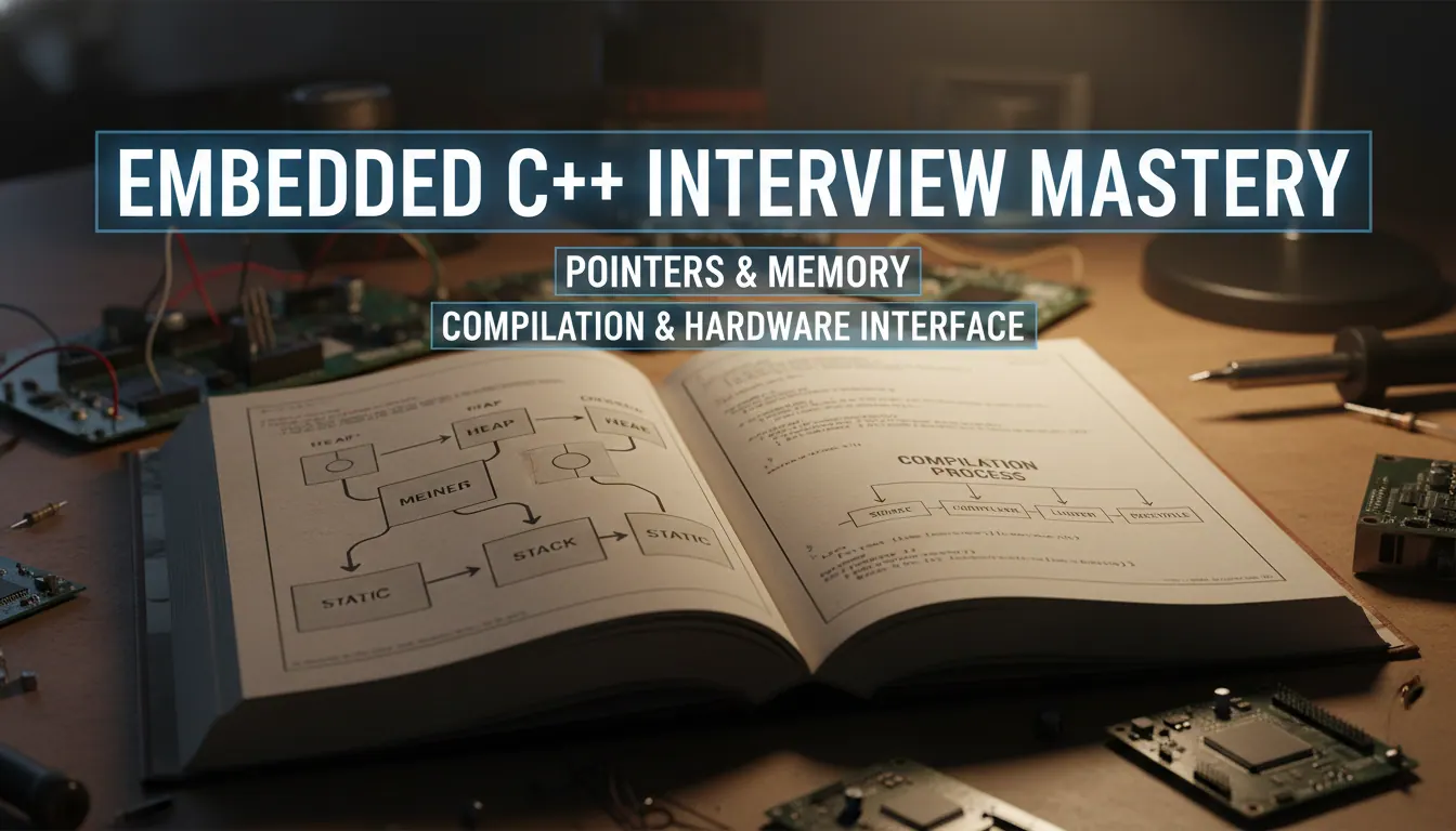 C++ 嵌入式岗位怎么提升面试表达稳定性:指针、内存、编译和硬件接口的薄弱点补救