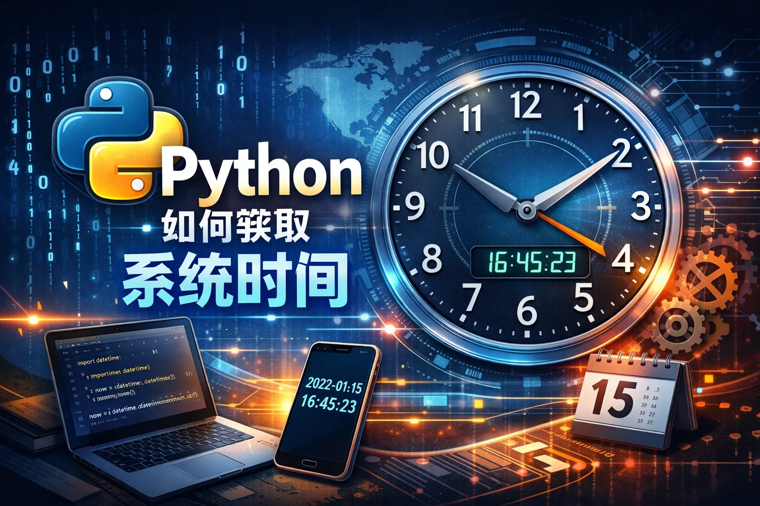 python如何获取系统时间