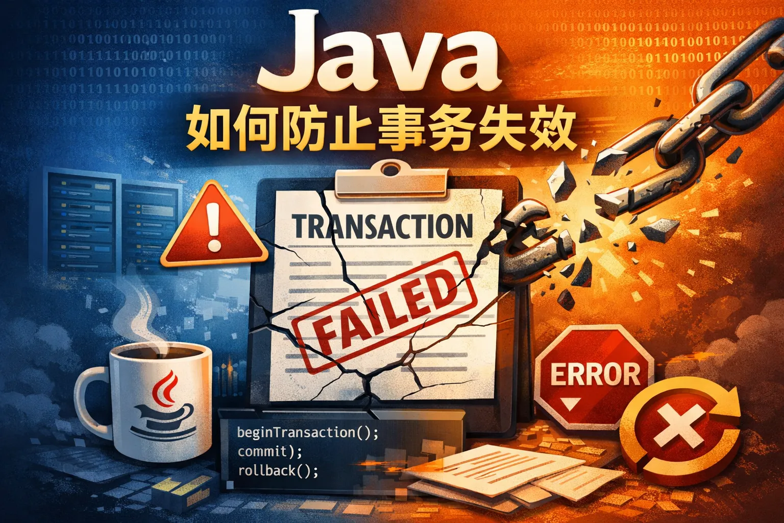 java如何防止事务失效