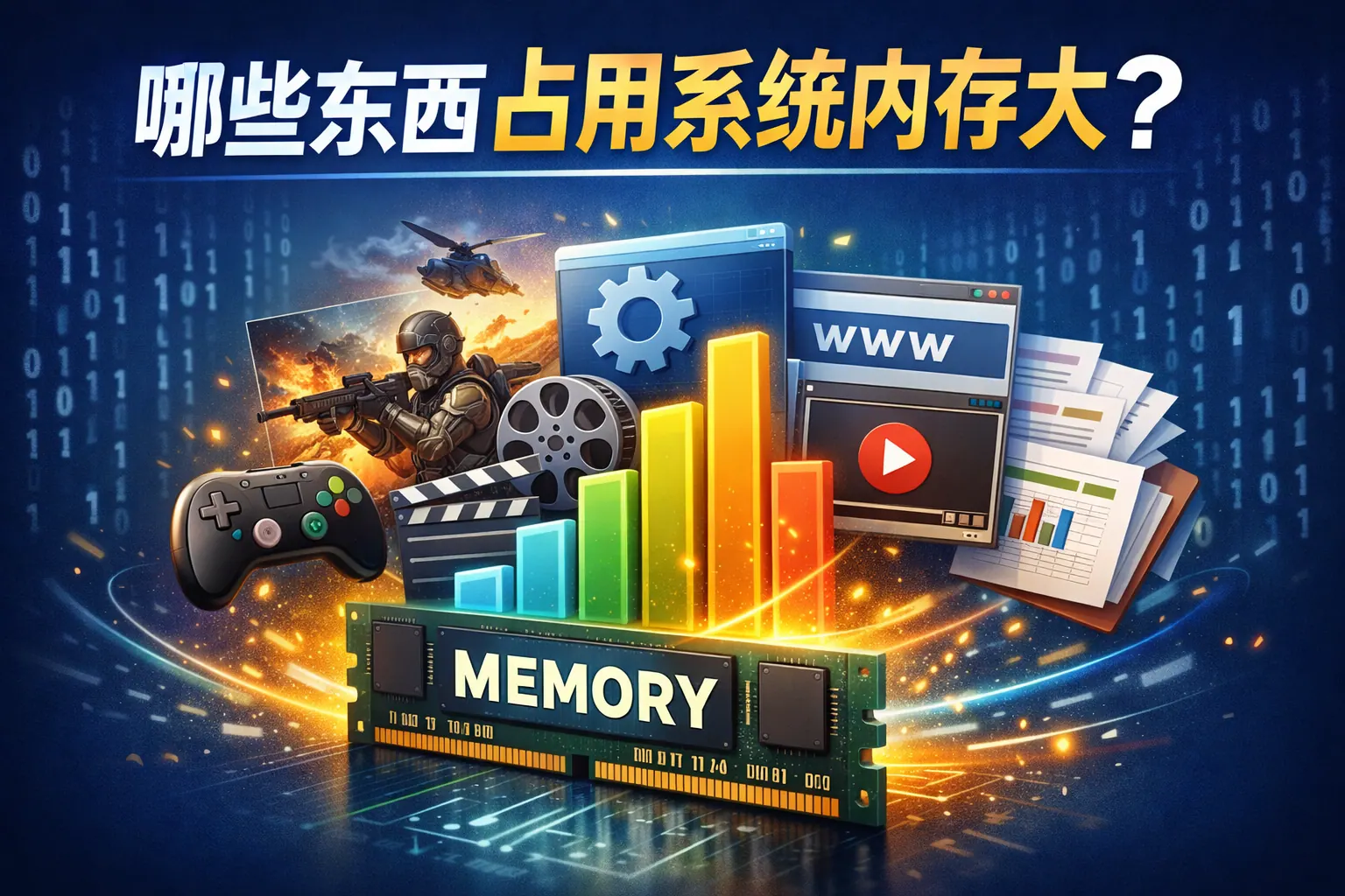 哪些东西占用系统内存大