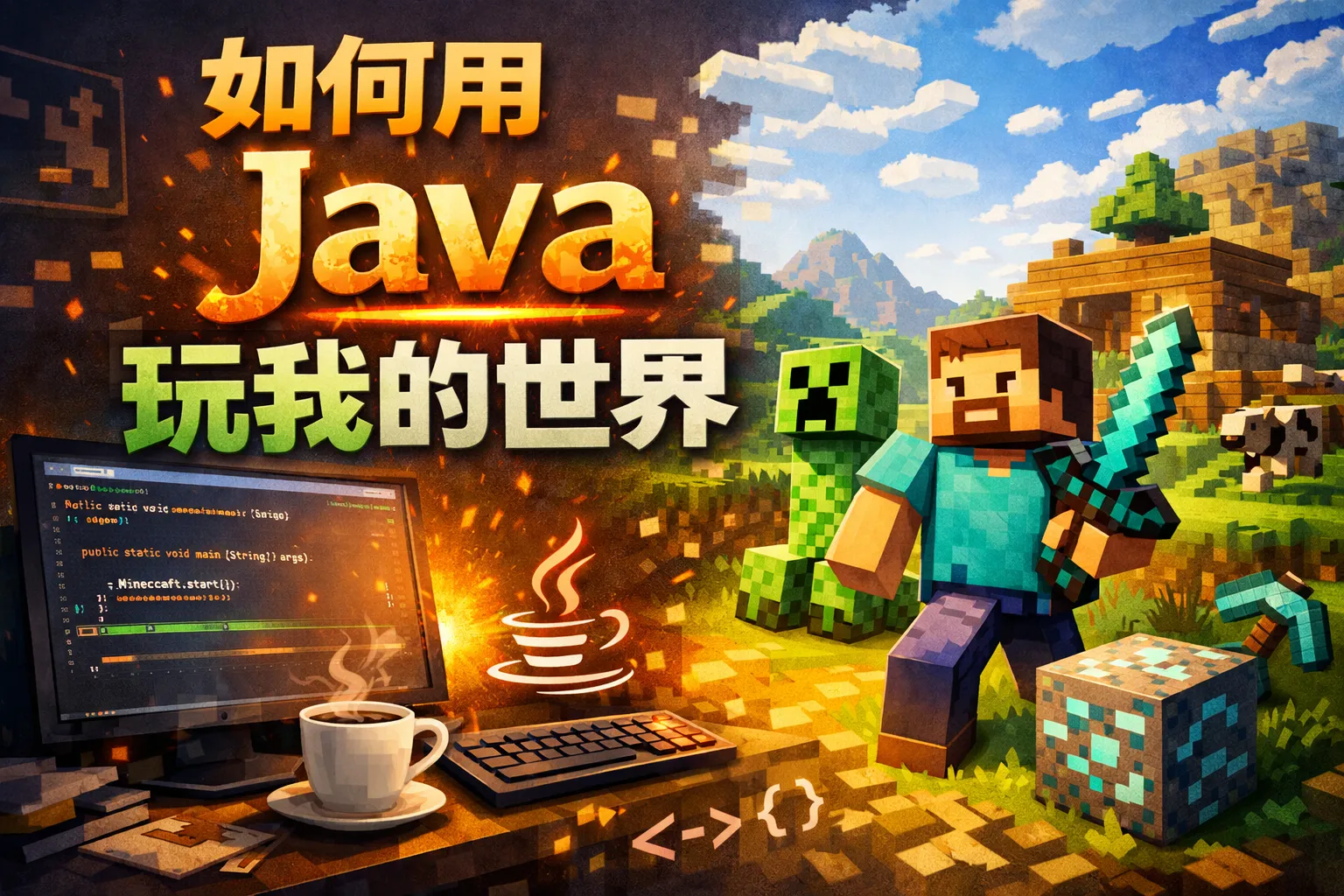 如何java玩我的世界